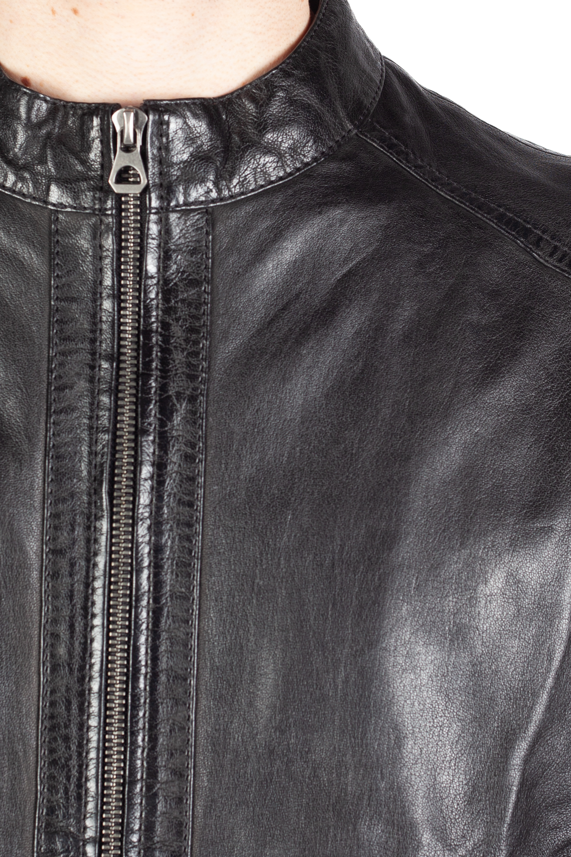 Leather jacket GIPSY 1201-0625-black