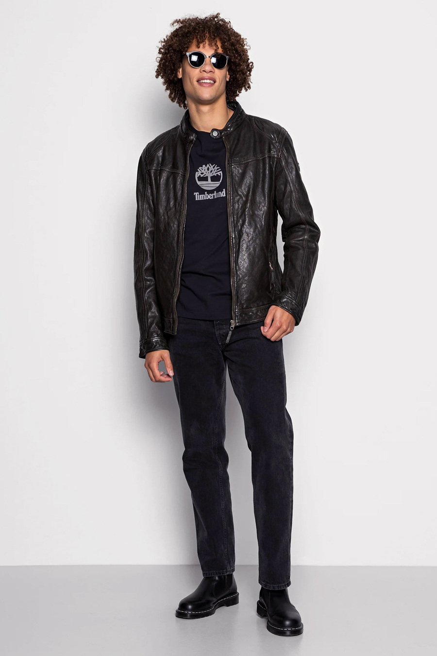 Leather jacket GIPSY GMChuto-SF-LGAWV-BLACK