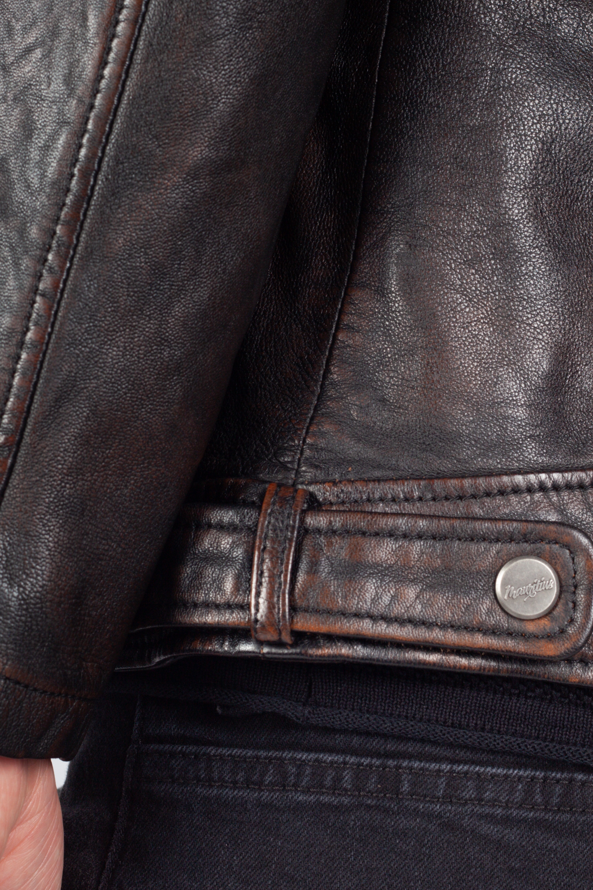 Leather jacket MAURITIUS 1901-0007-antique-brown
