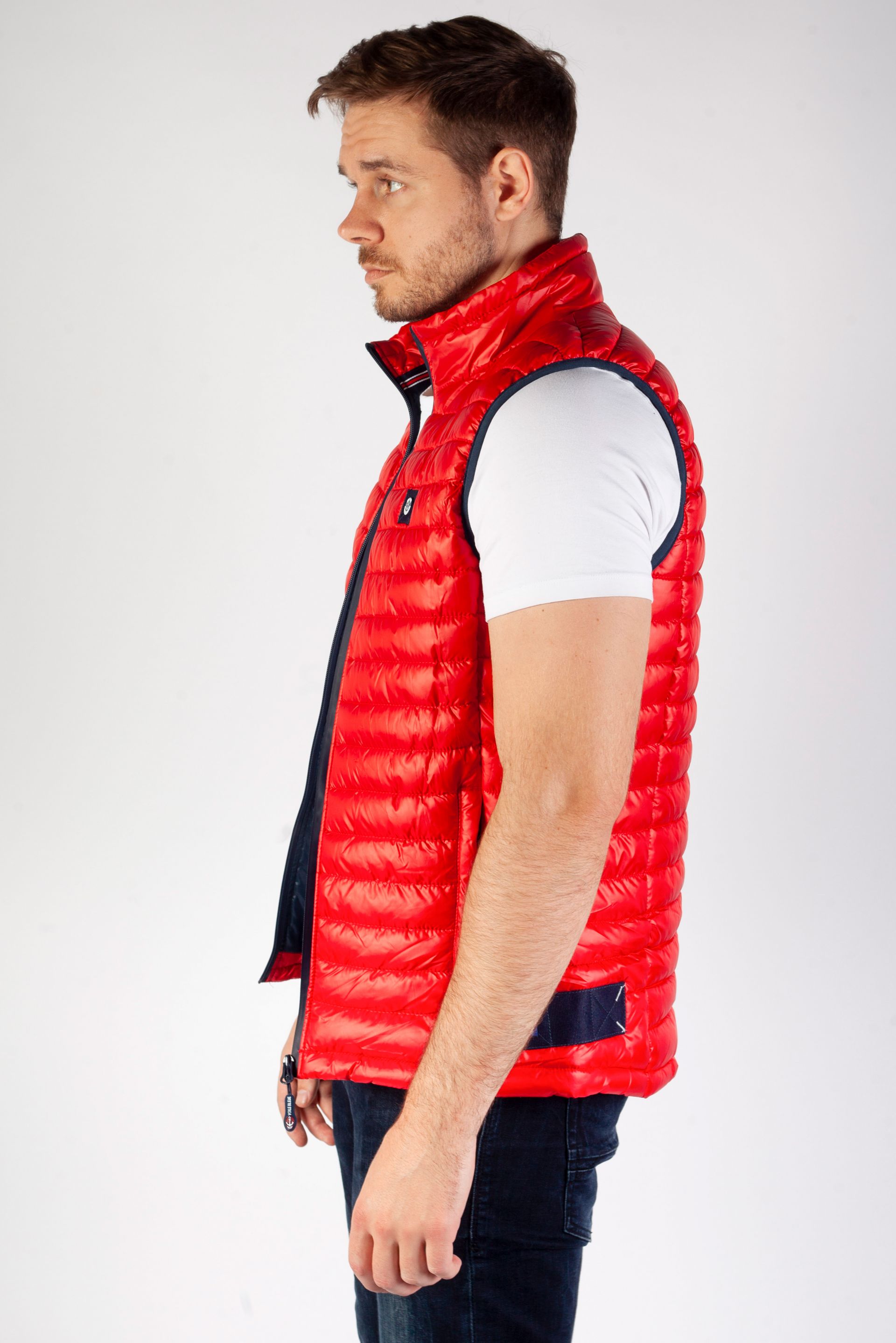 Vest VOILE BLEUE ANCHOR-RED