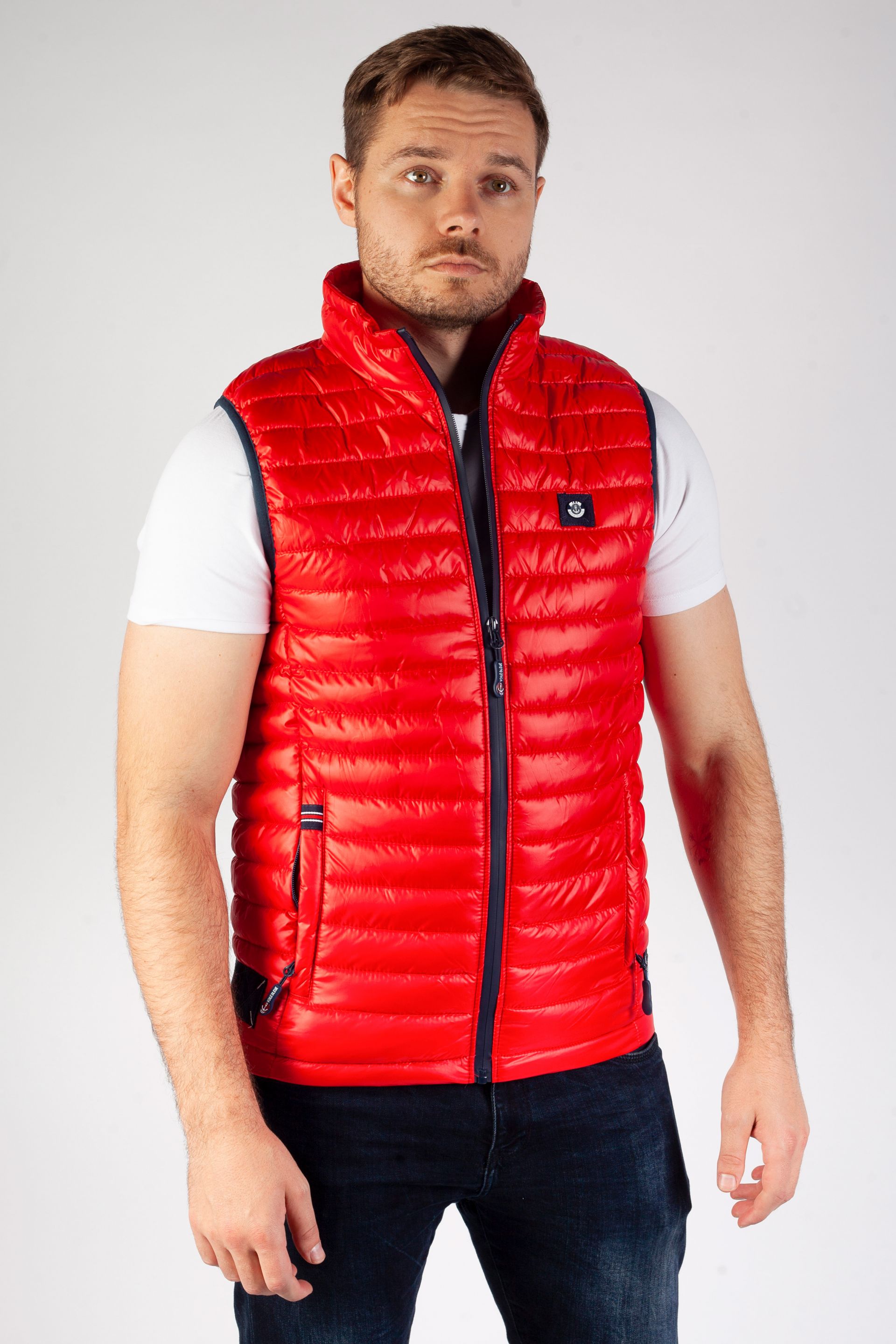 Vest VOILE BLEUE ANCHOR-RED