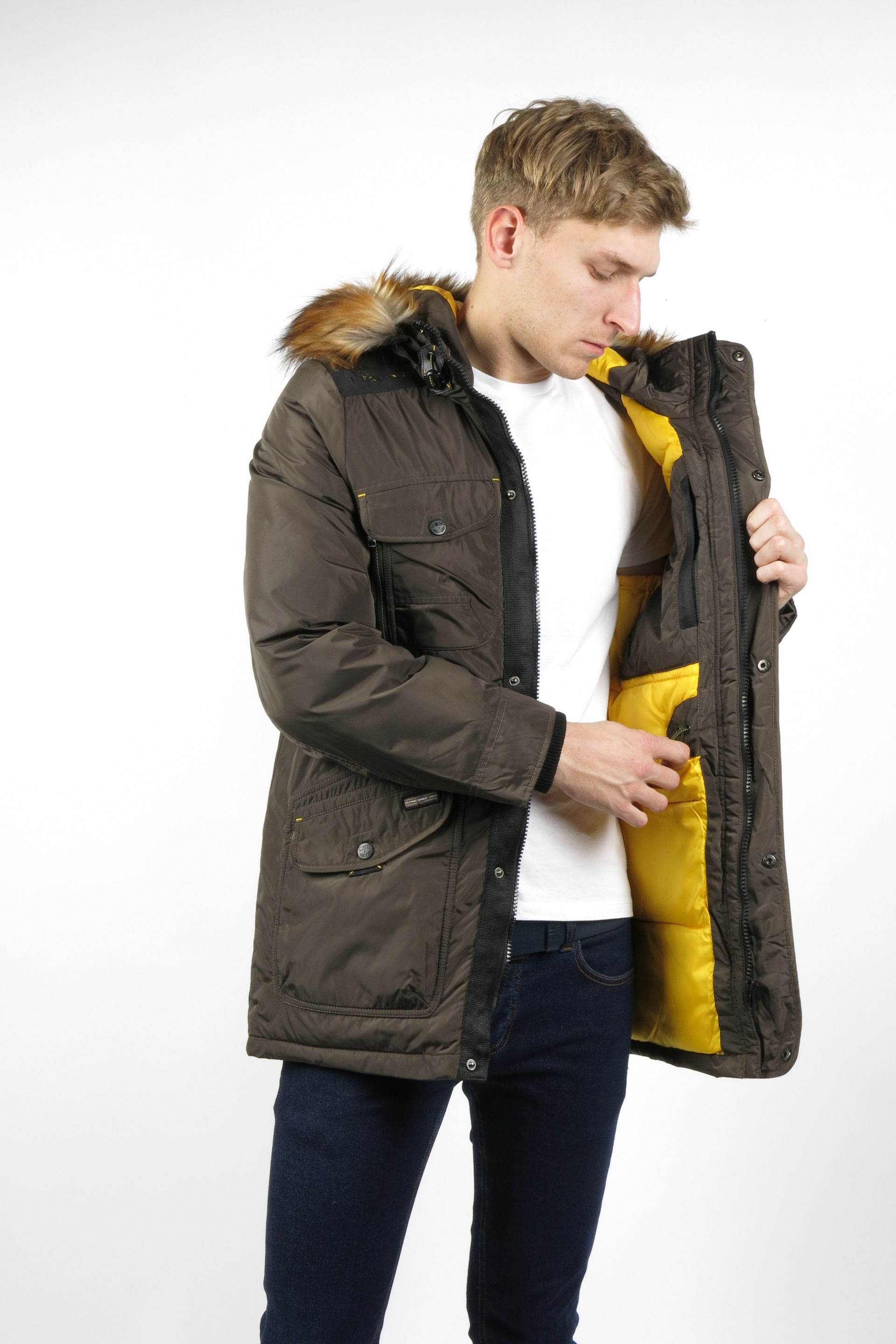 Winter jacket AERONAUTICAL ANACONDA-KHAKI