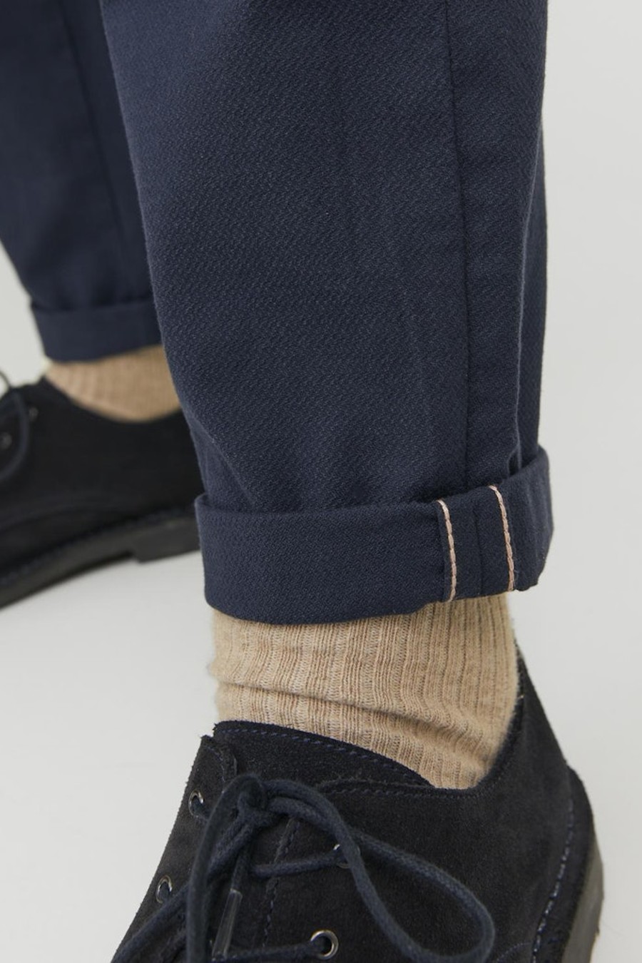 Casual trousers JACK & JONES 12206198-Navy-Blazer