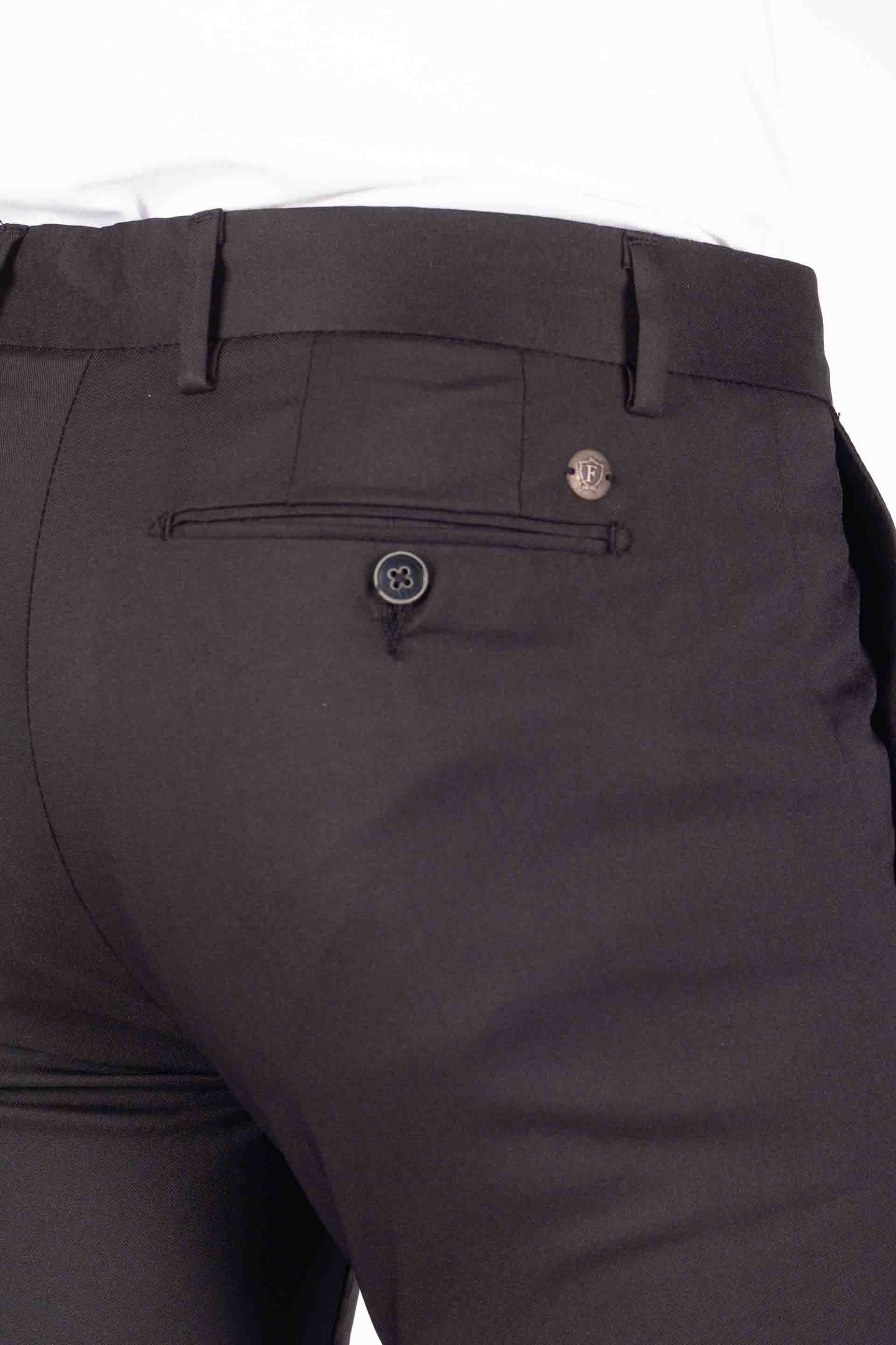 Chino pants FRAPPOLI 1342-JAMES-SIYAH