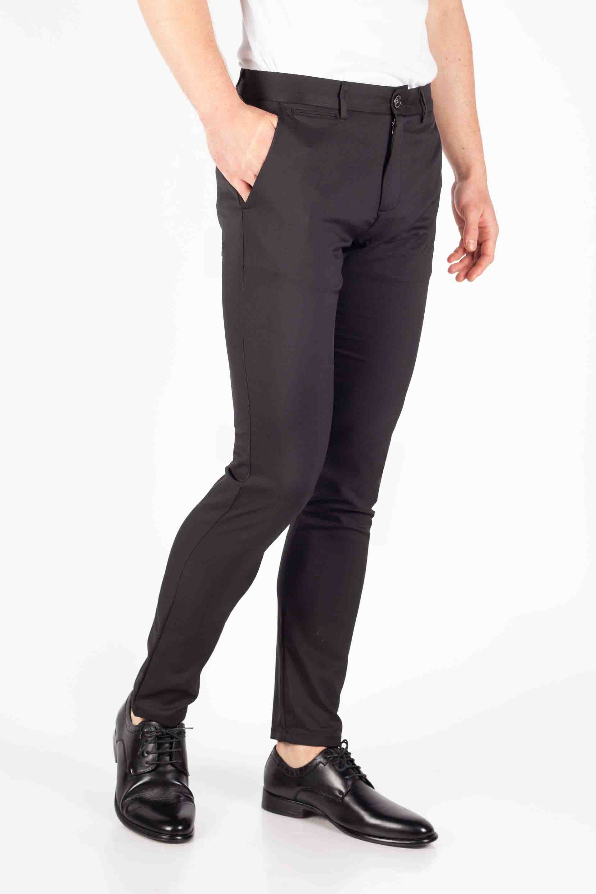 Chino pants FRAPPOLI 1342-JAMES-SIYAH