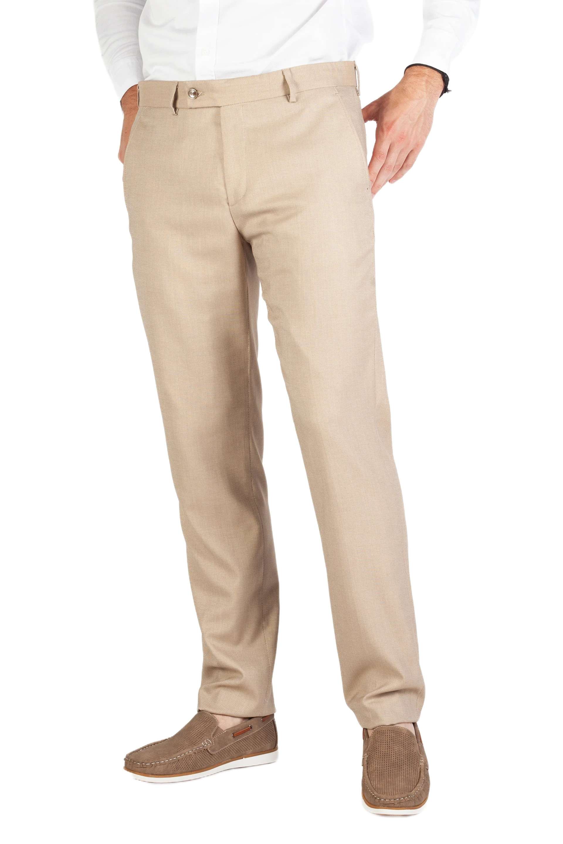 Suit trousers FRAPPOLI 6197-PASIROS-BEJ-PANTS