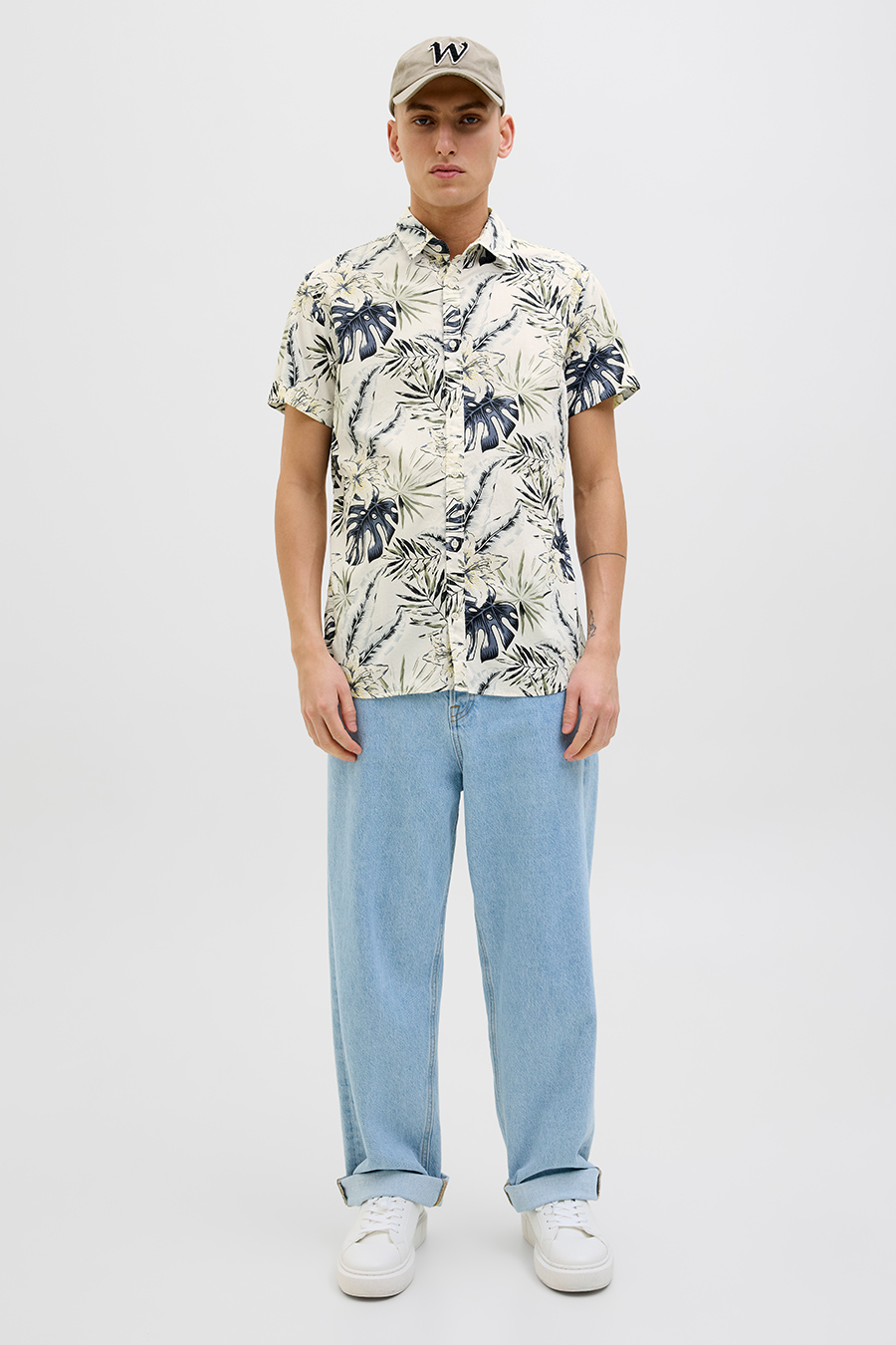 Shirt JACK & JONES 12269137-Cloud-Dancer