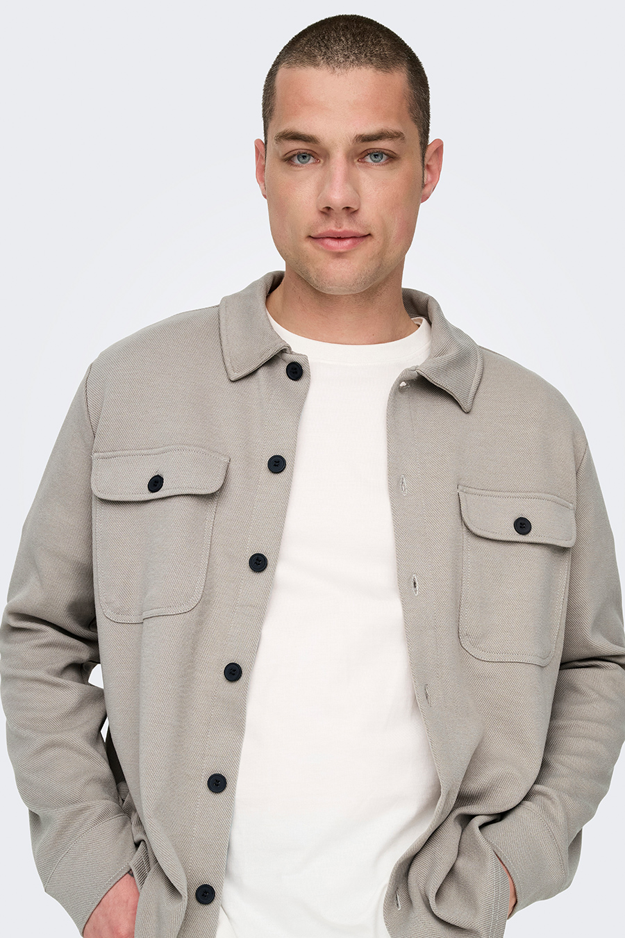 Shirt ONLY & SONS 22021279-Vintage-Khaki