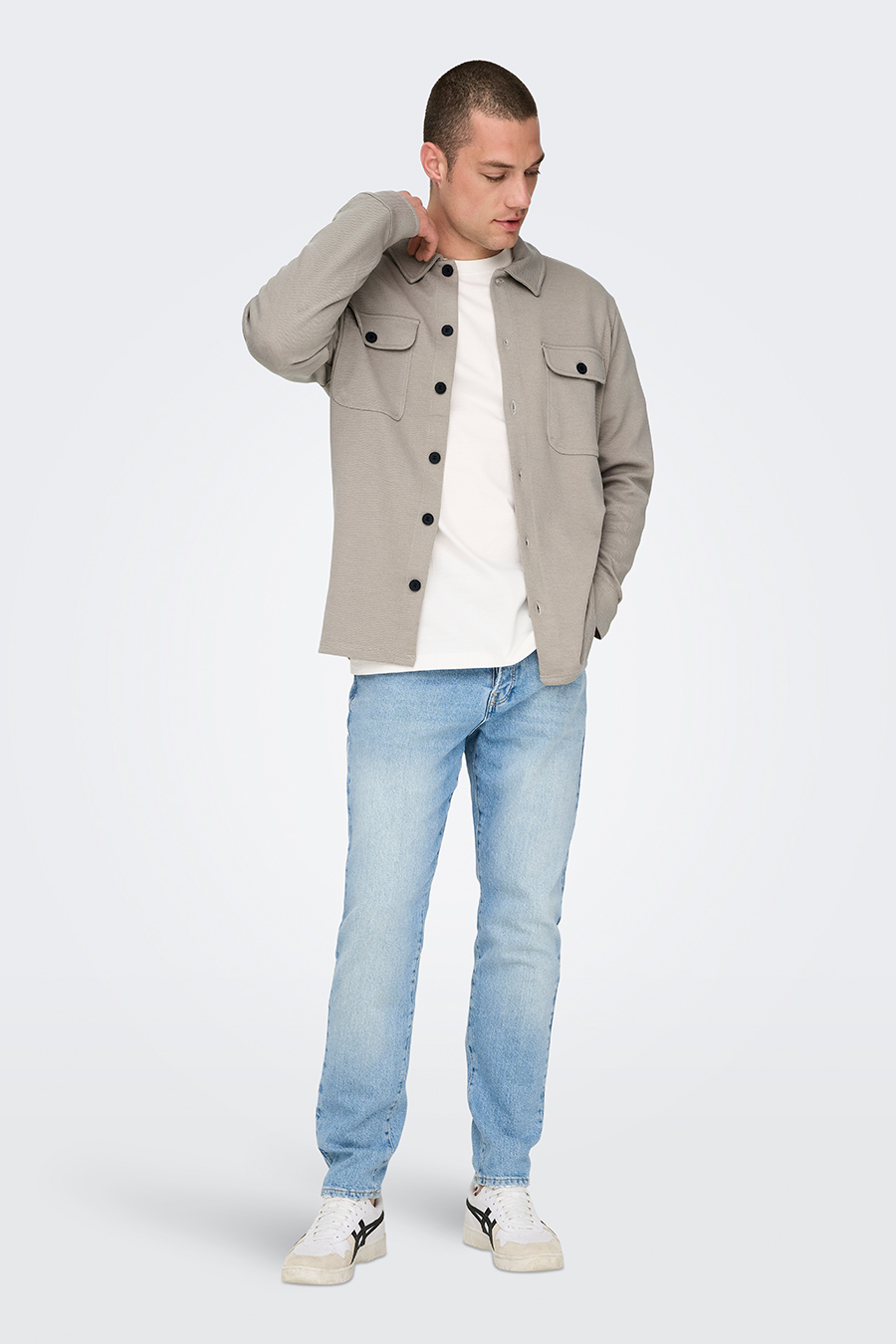 Shirt ONLY & SONS 22021279-Vintage-Khaki