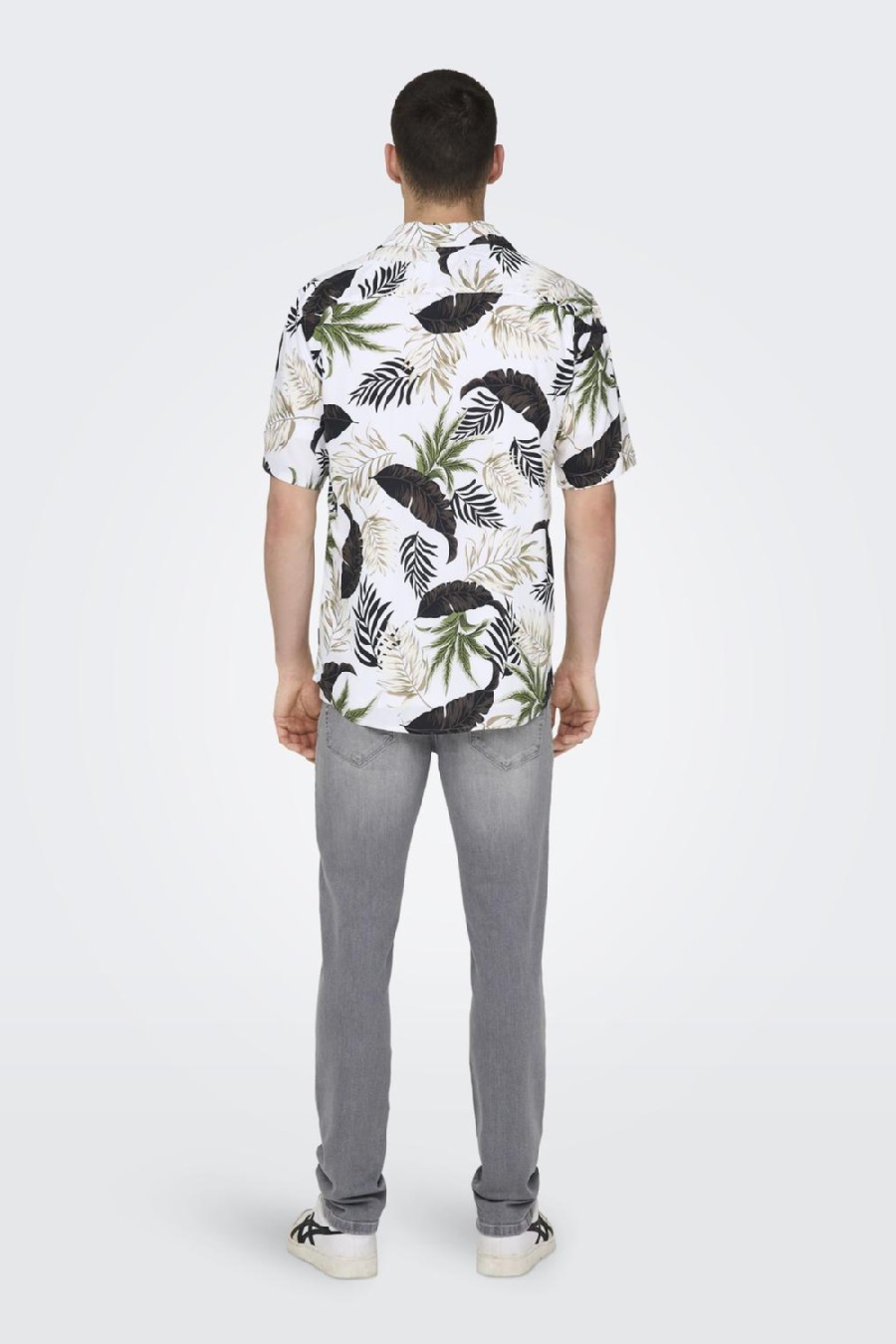Shirt ONLY & SONS 22028616-Antique-White
