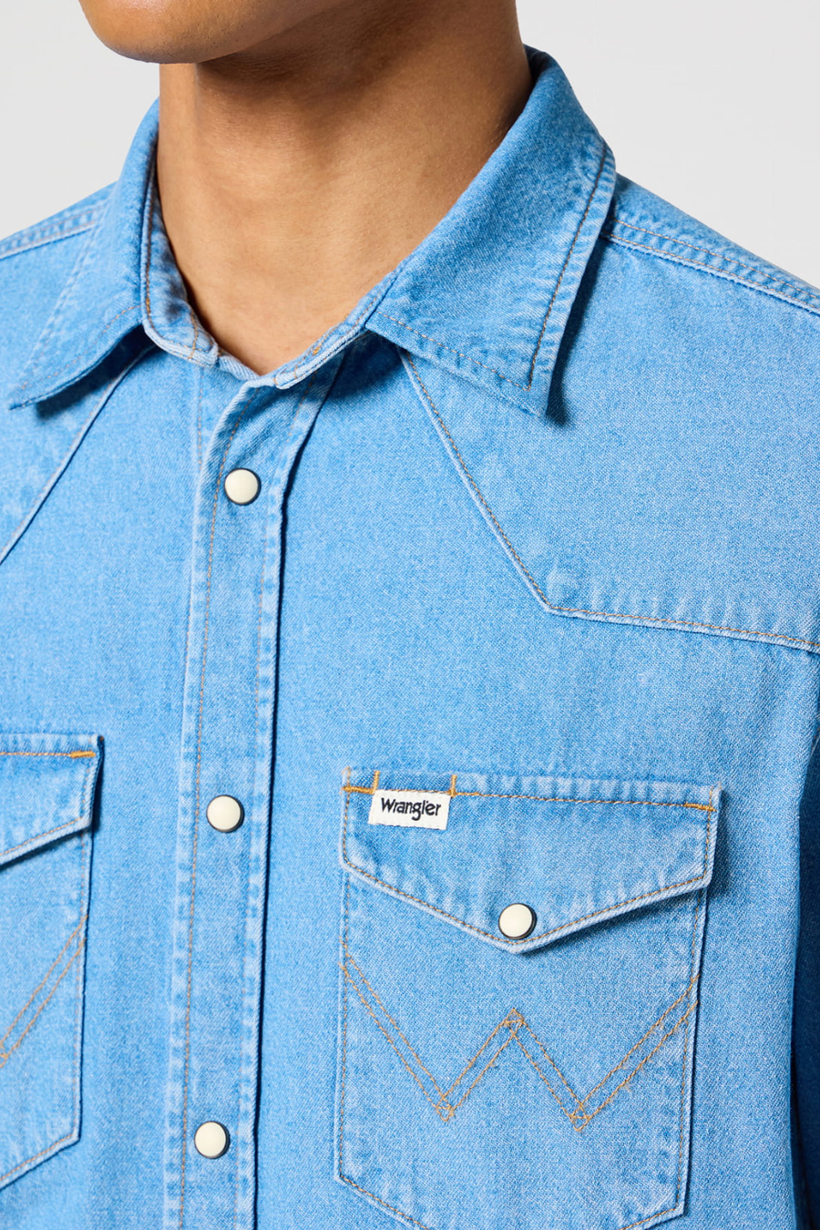 Denim shirt WRANGLER 112355063