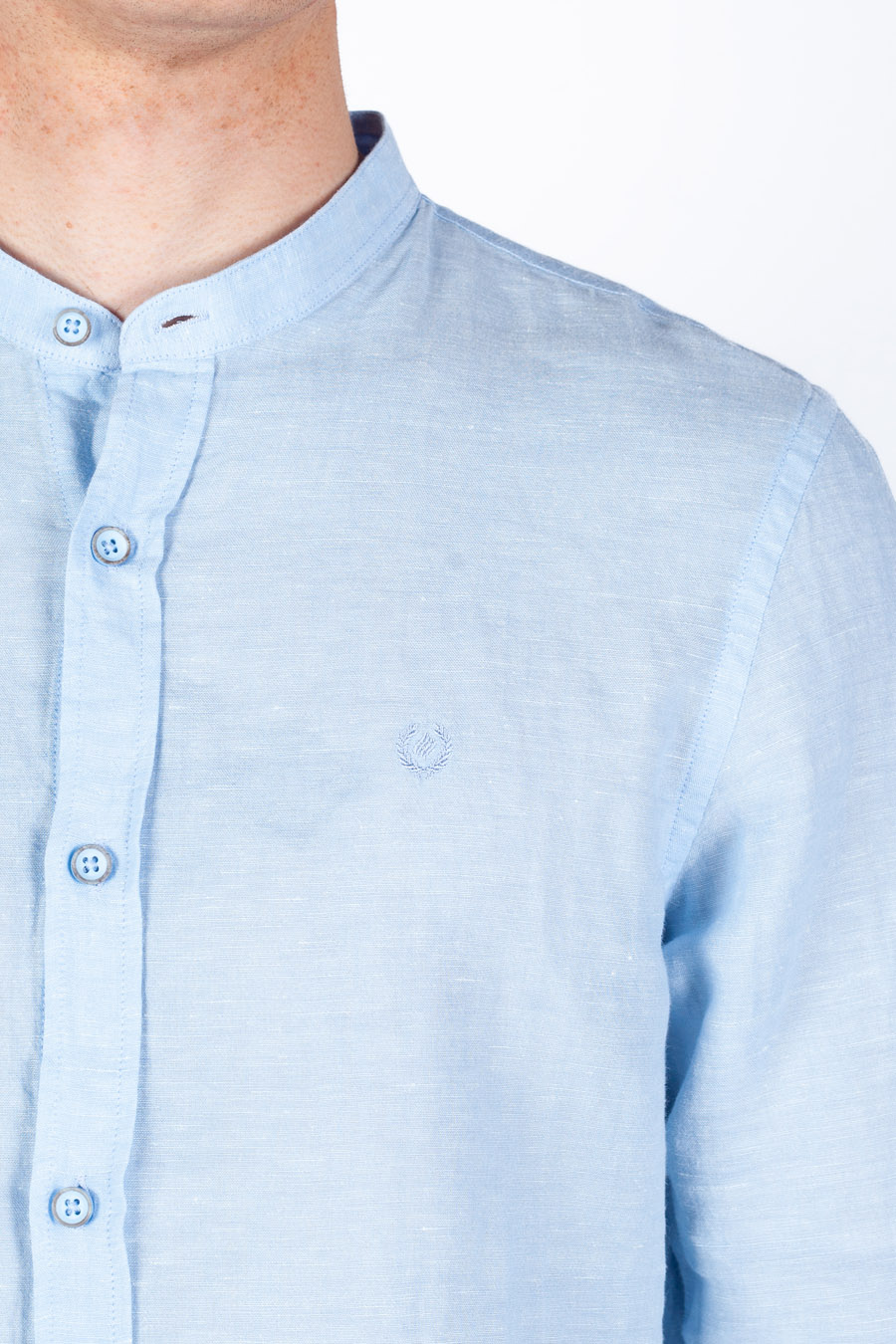 Linen shirt MCL 32426-MAVI