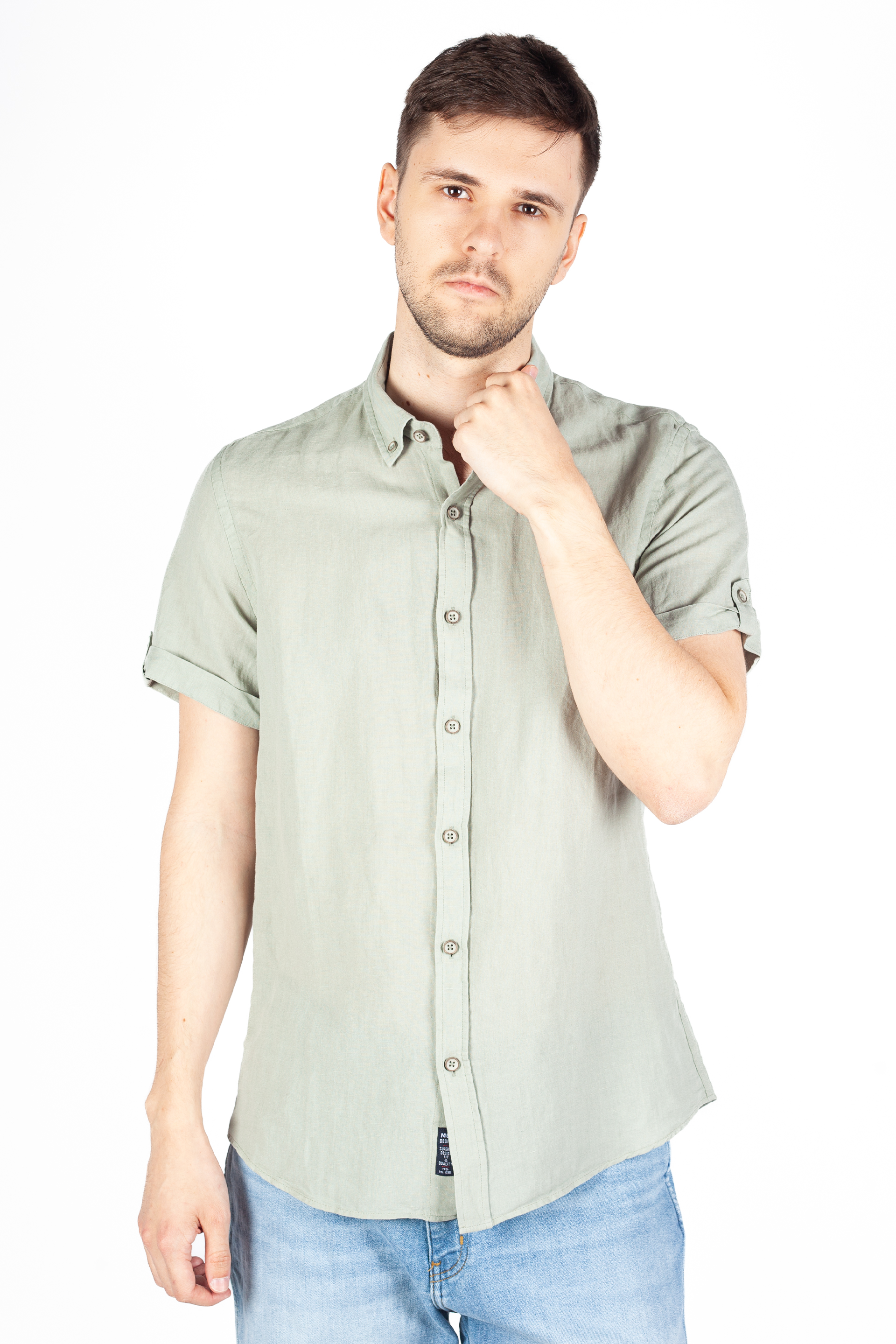 Linen shirt MCL 32491-CAGLA