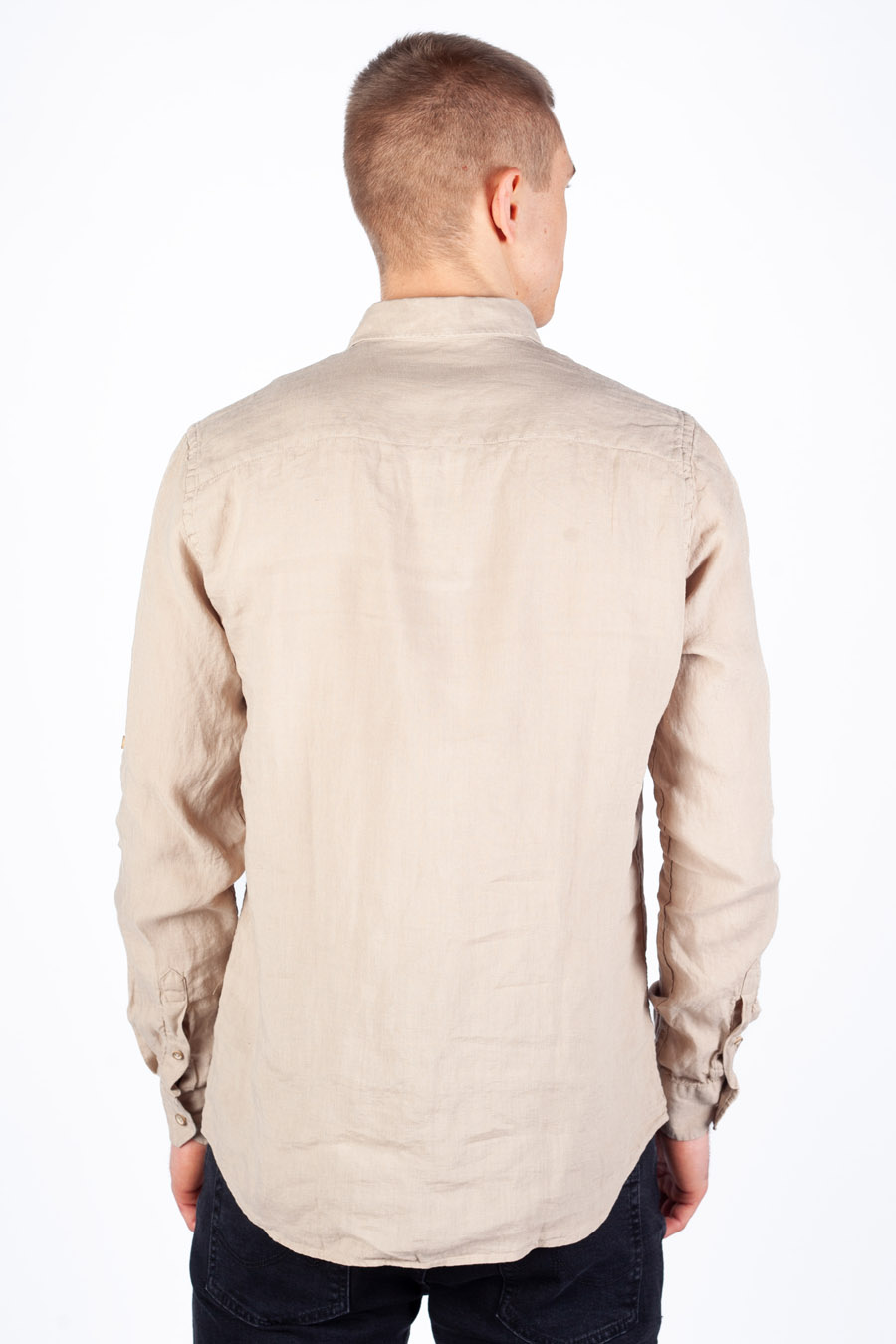Linen shirt MCL 32746-CAMEL