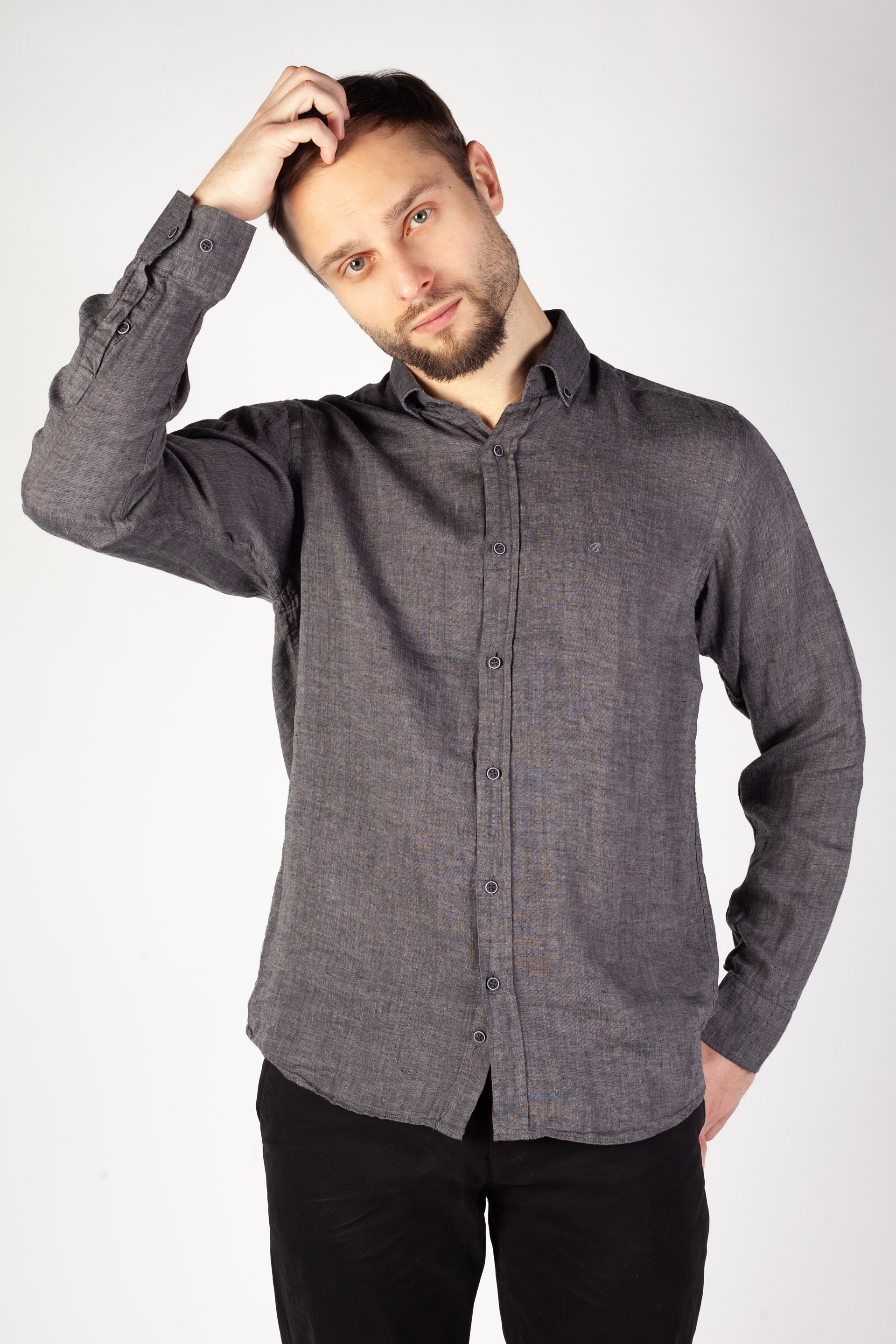 Linen shirt BLK JEANS 9034-7