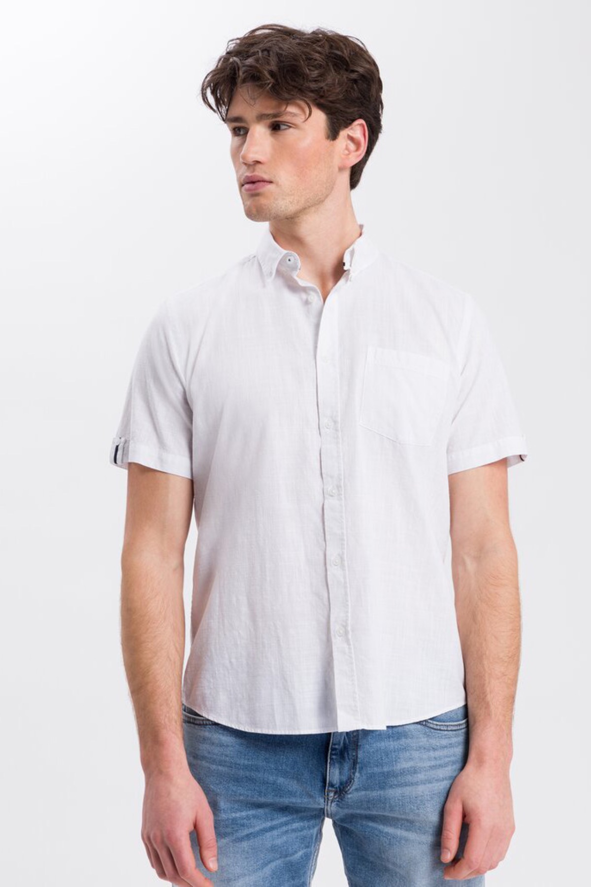 Linen shirt CROSS JEANS 35445-008