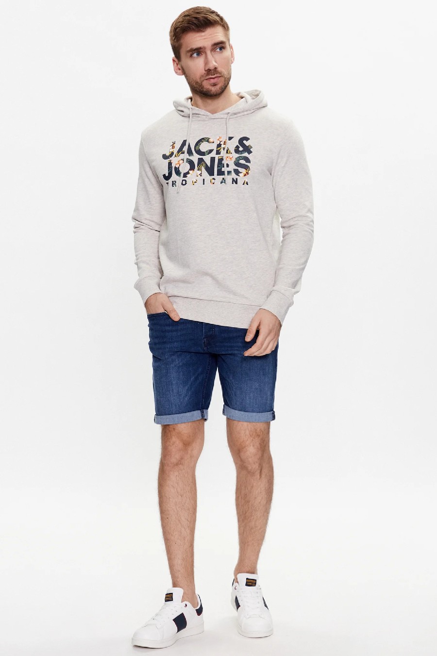 Denim shorts JACK & JONES 12225900-Blue-Denim