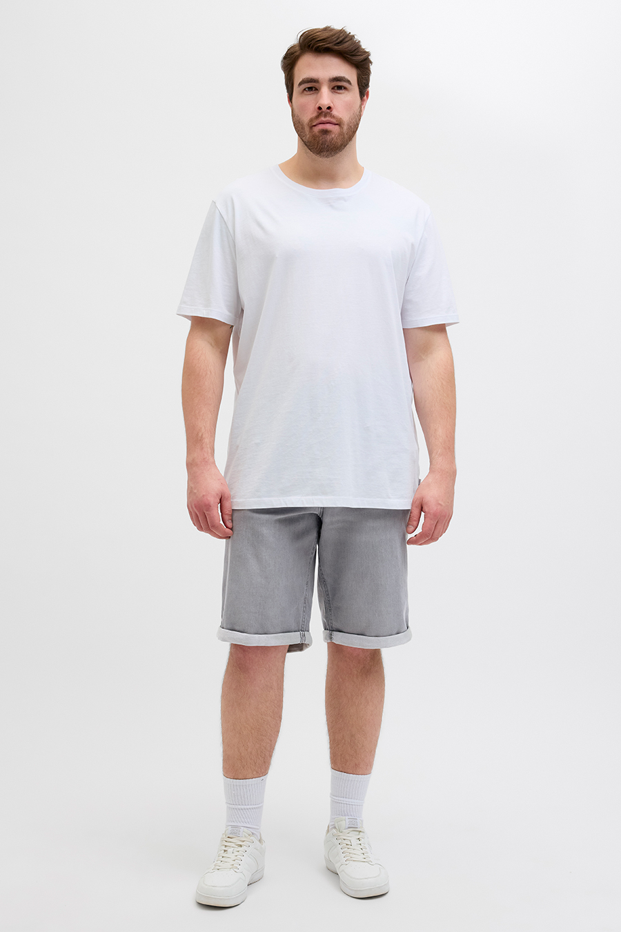 Denim shorts JACK & JONES 12274053-Grey-Denim
