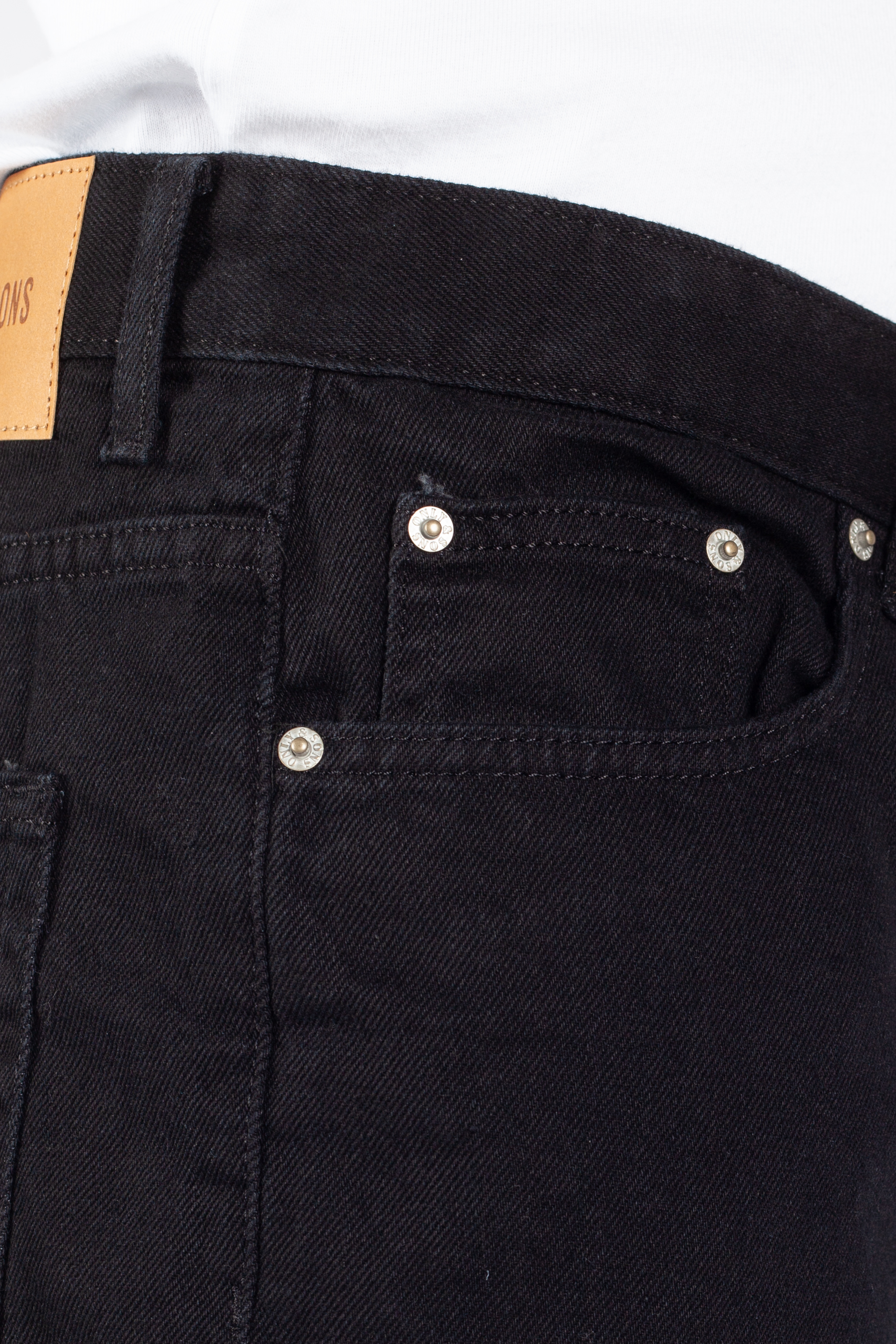 Denim shorts ONLY & SONS 22032925-Black