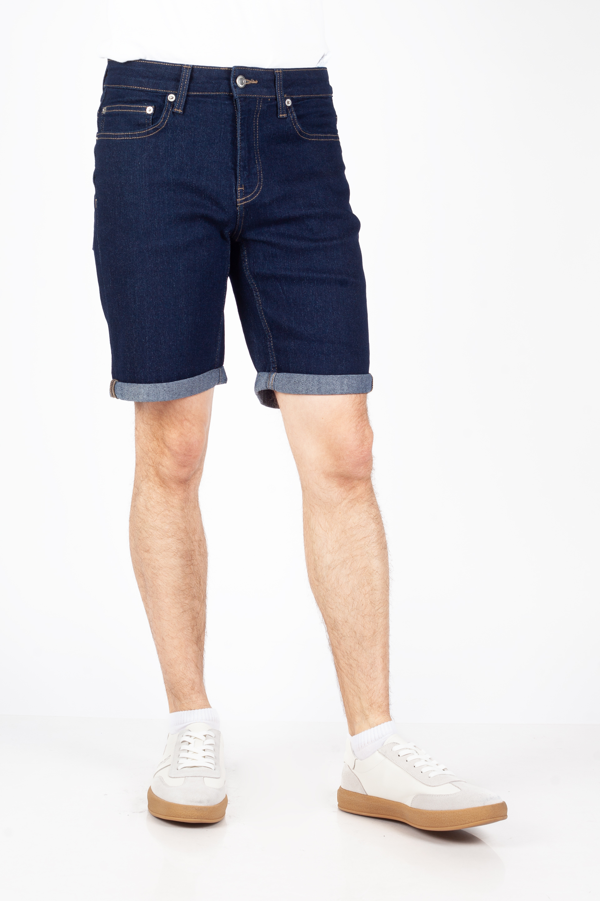 Denim shorts ONLY & SONS 22032925-Dark-Blue