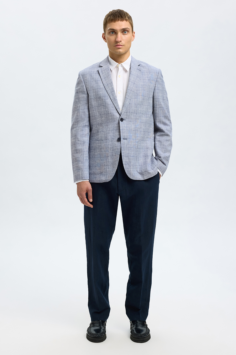 Blazer SELECTED 16096400-Light-Blue-BC