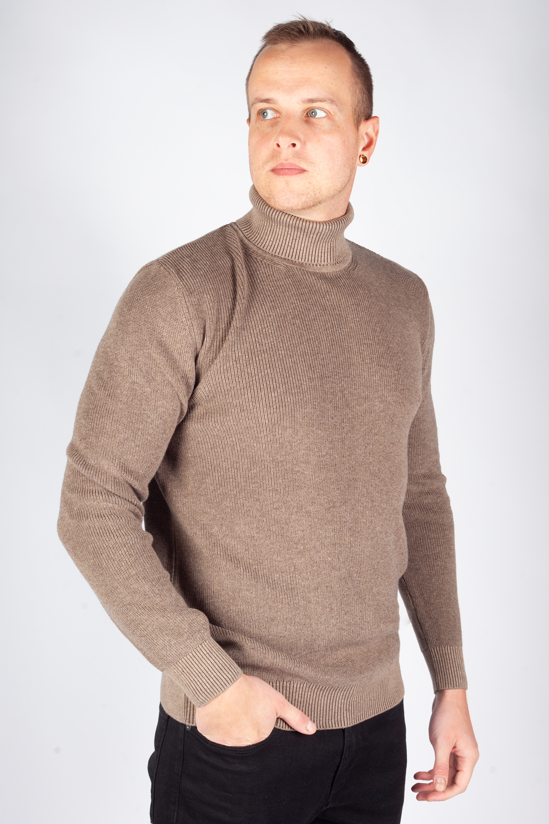 Sweater MCL 33811-TOPRAKMELANJ