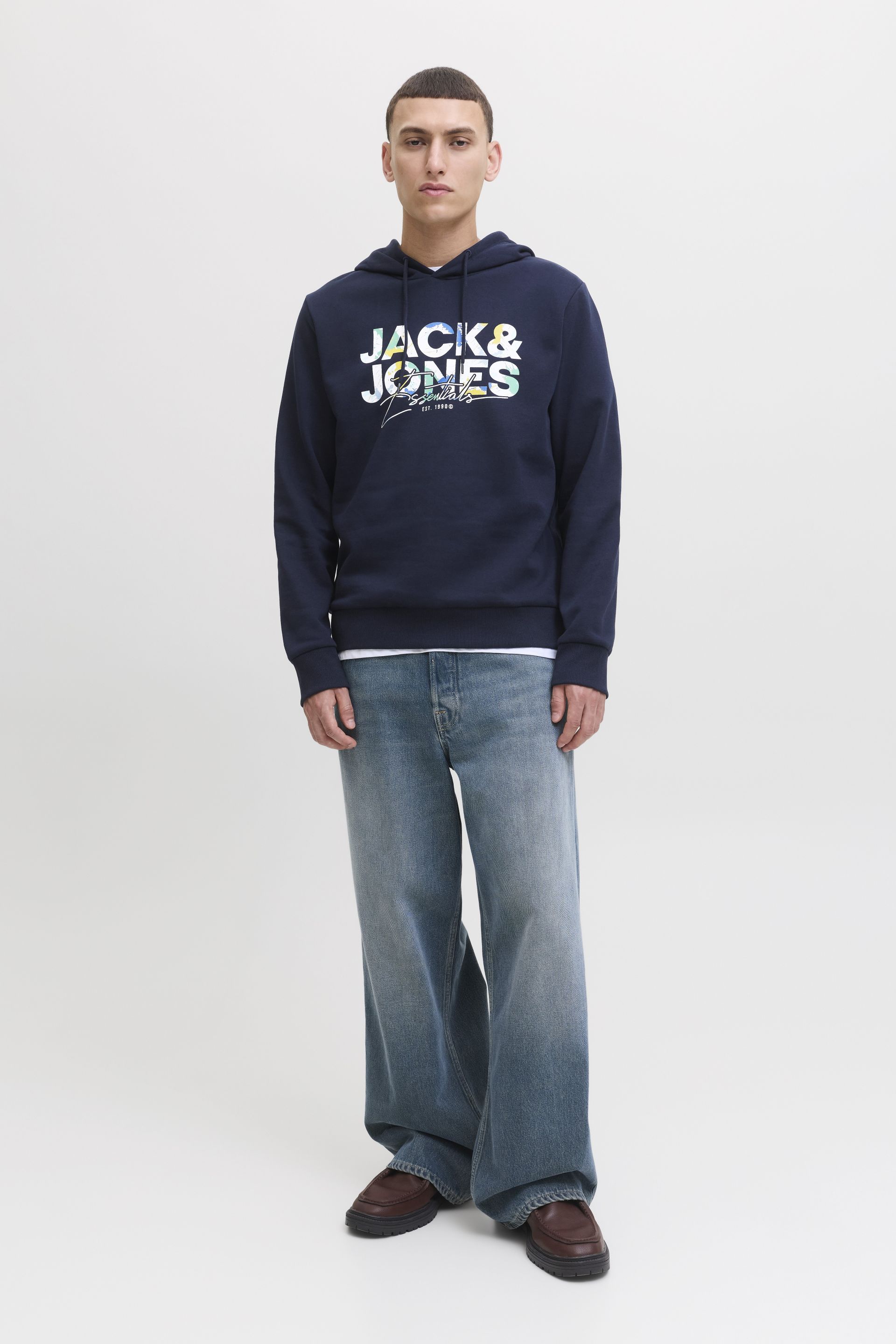 Hoodie JACK & JONES 12279119-Sky-Captain