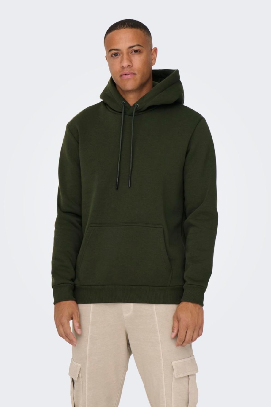 Hoodie ONLY & SONS 22018685-Rosin