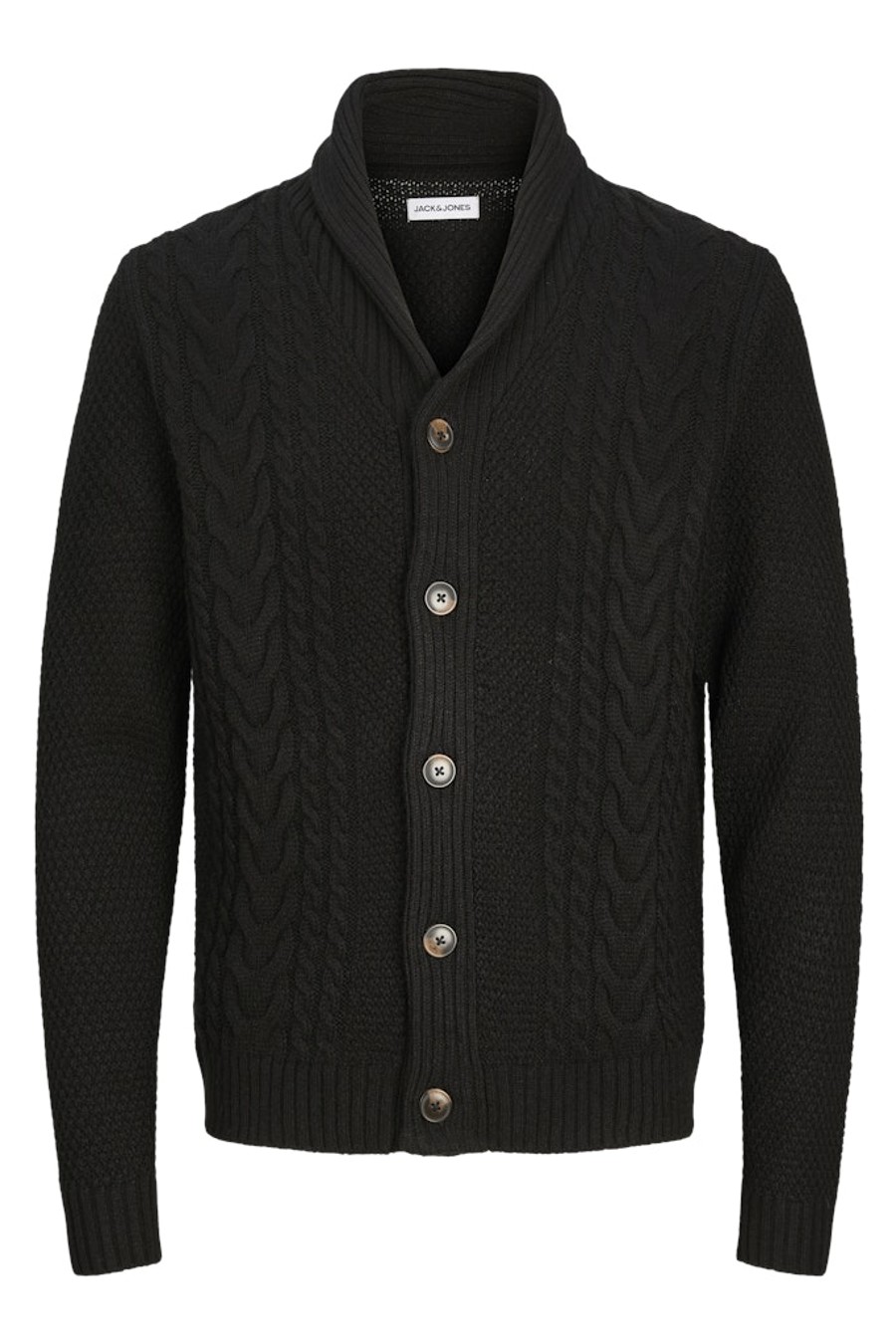 Sweater with zip JACK & JONES 12258484-Black