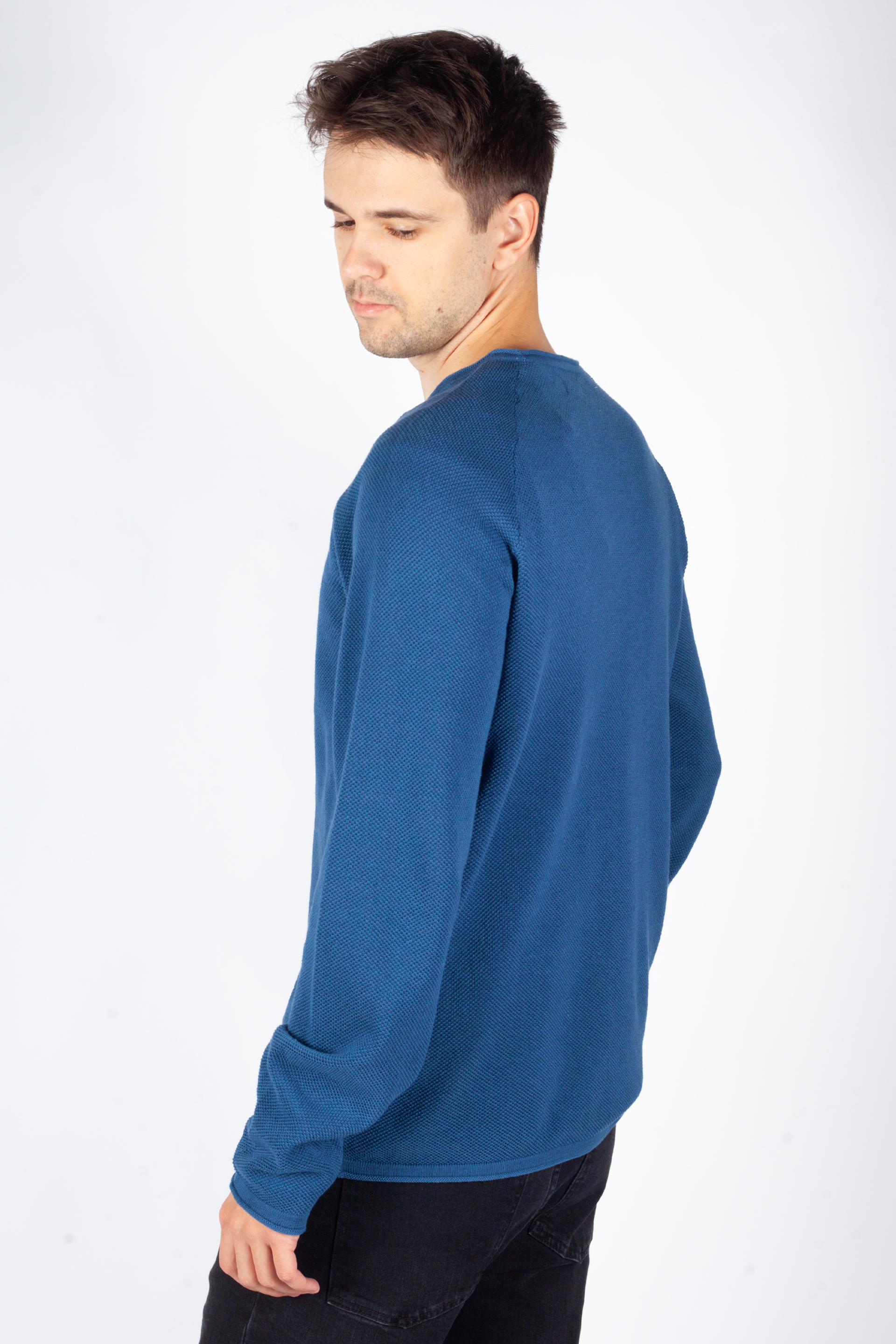 Sweater JACK & JONES 12243968-Ensign-Blue
