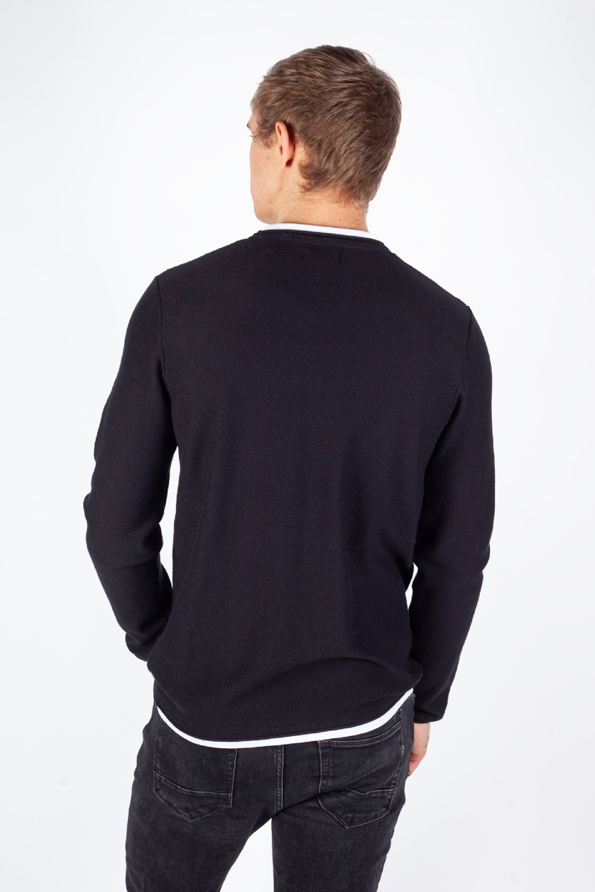 Sweater JACK & JONES 12258595-Black