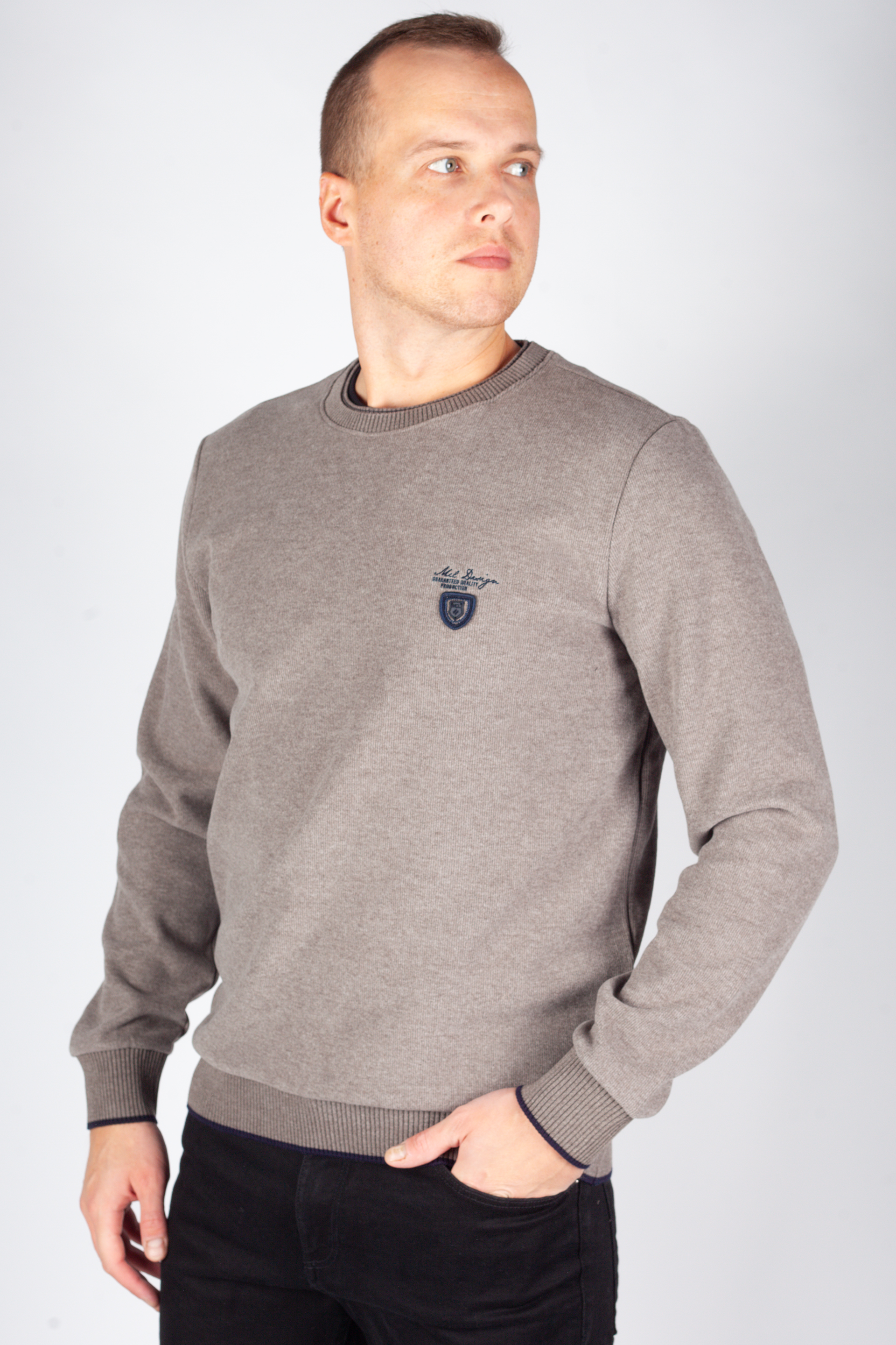 Sweater MCL 27643-KAHVE-MELANJ