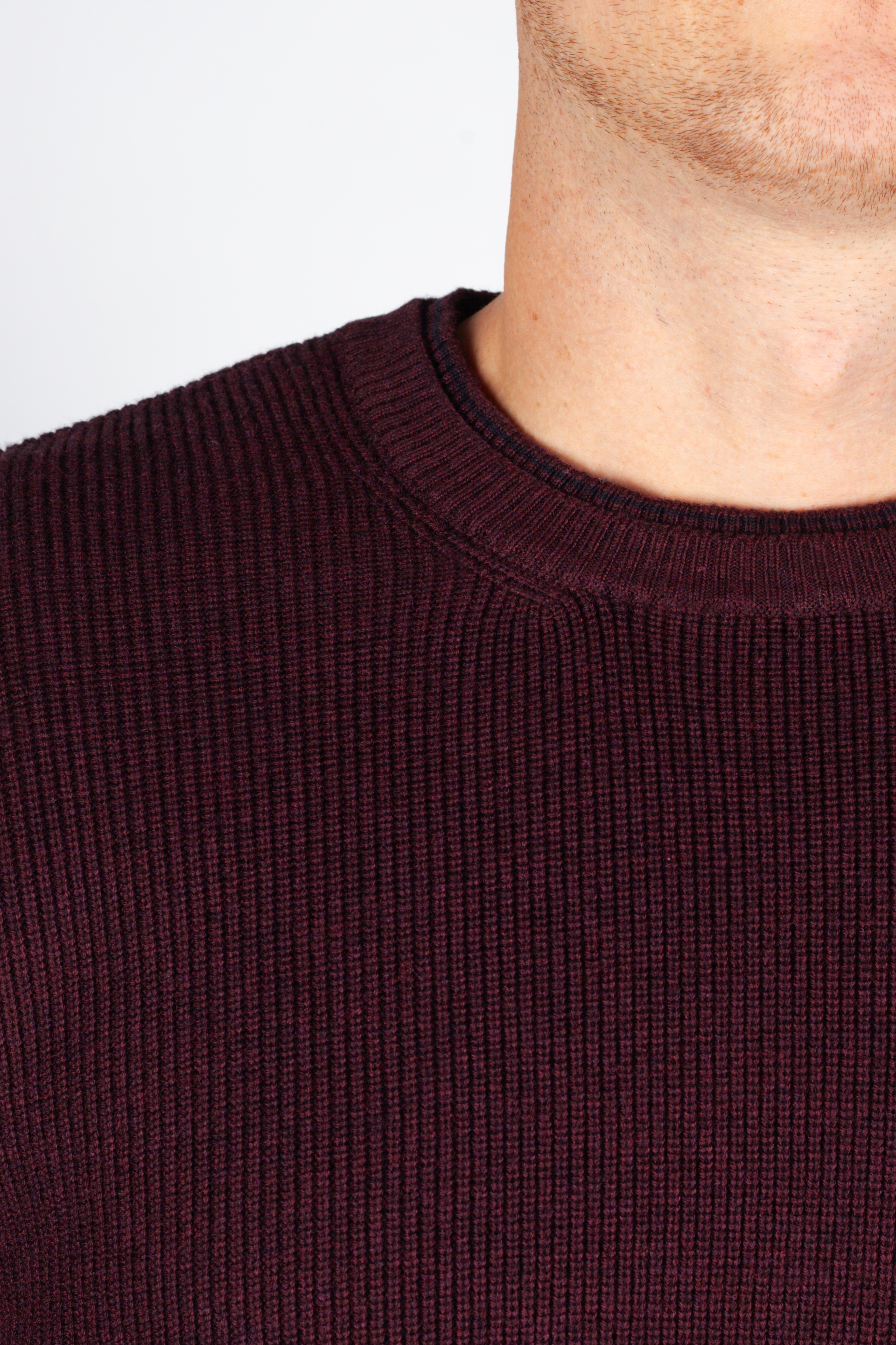 Sweater MCL 33813-BORDO-MELANJ