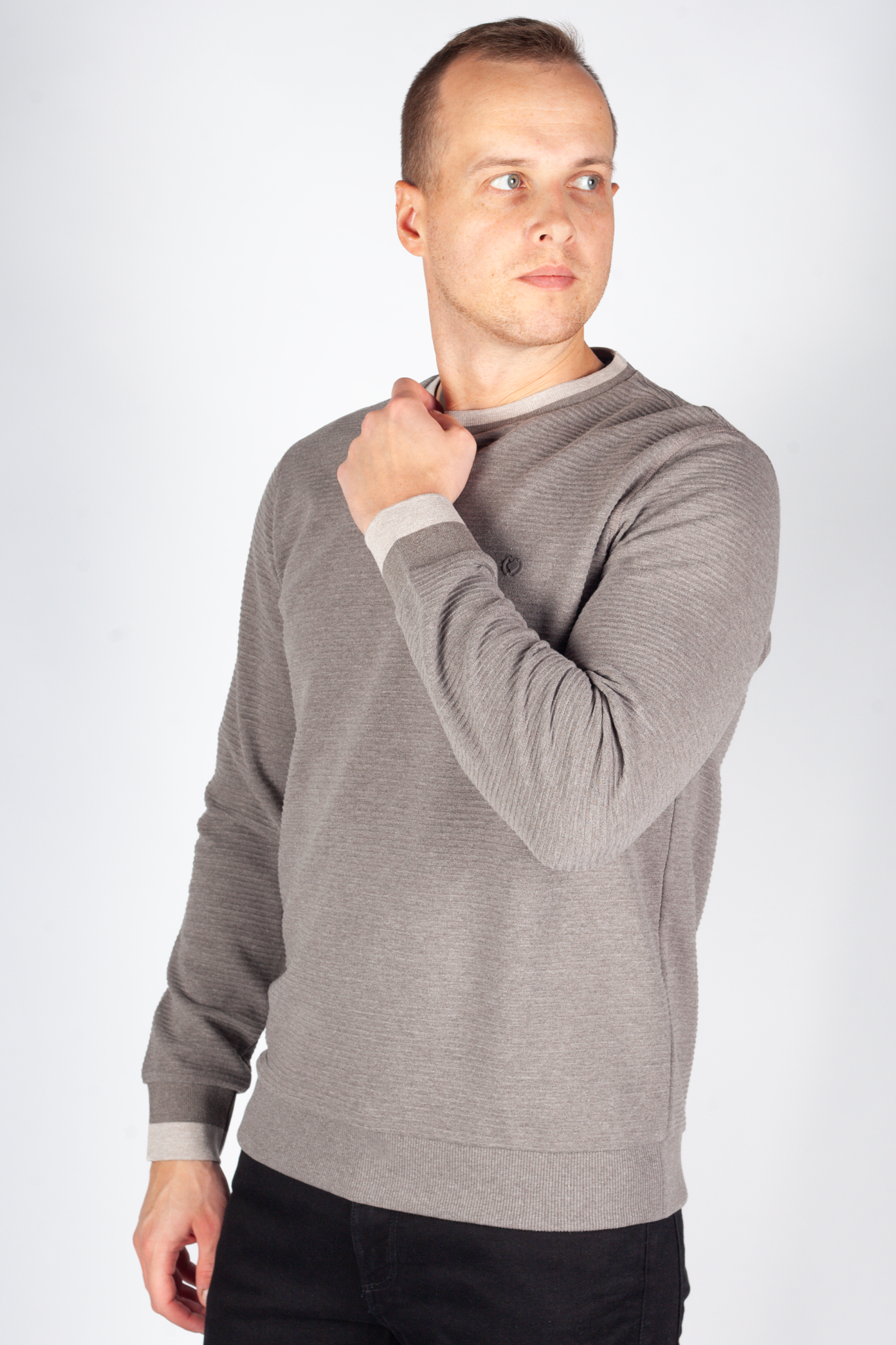 Sweater MCL 36829-KAHVEMELANJ