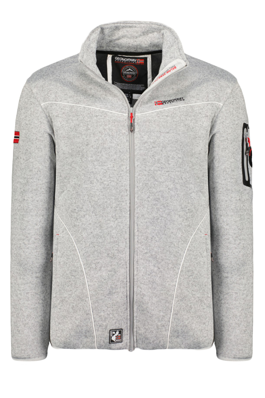 Zip up Hoodie GEOGRAPHICAL NORWAY TOUMBA-White