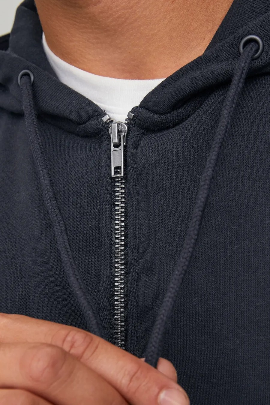 Zip up Hoodie JACK & JONES 12210830-Black