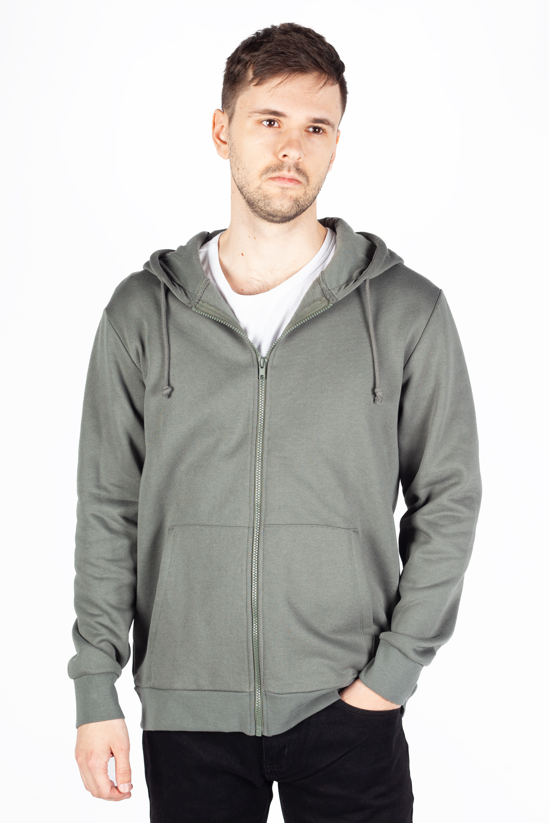 Zip up Hoodie ONLY & SONS 22034545-Castor-Gray