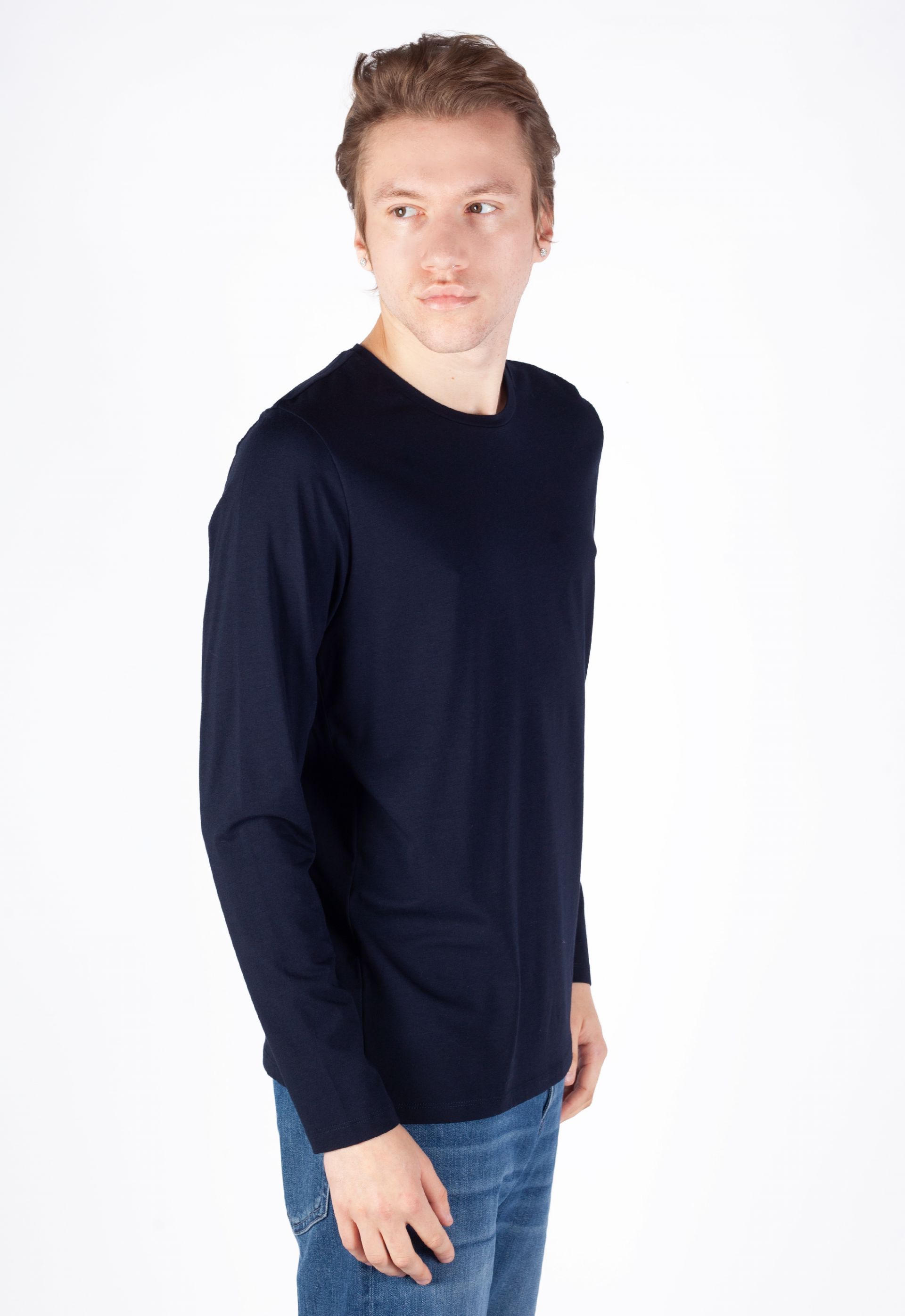 Long-sleeve T-shirt MCL 29180-LACIVERT