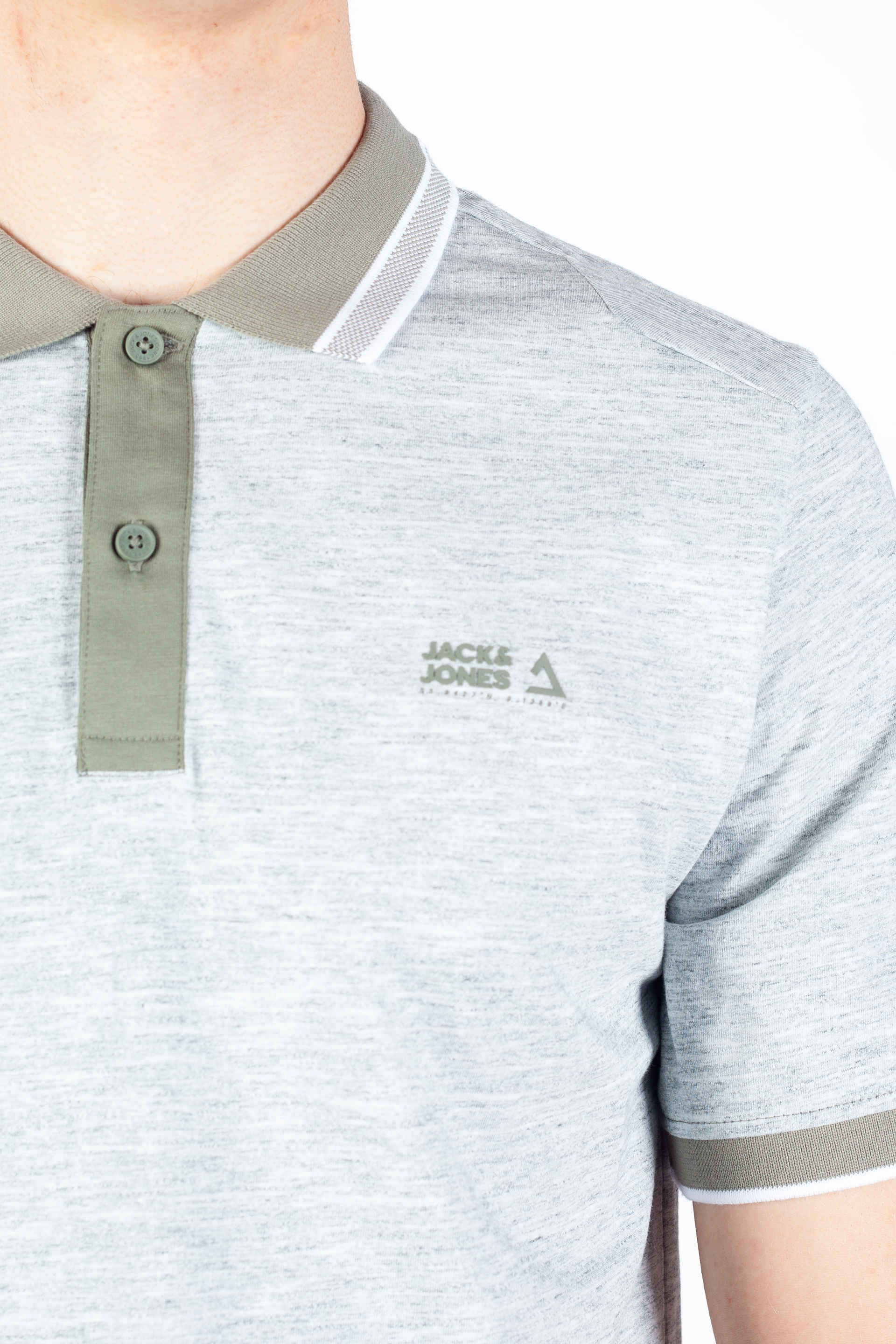 Polo shirt JACK & JONES 12252394-Agave-Green