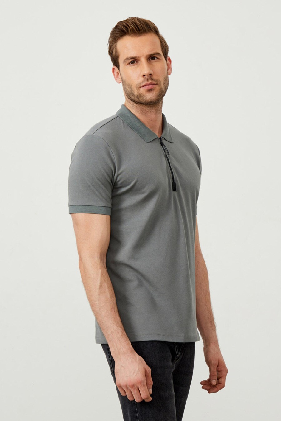 Polo shirt XINT 501926-K-GRI
