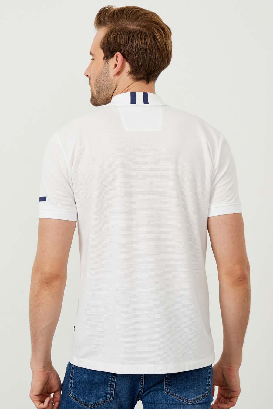 Polo shirt XINT 501937-BEYAZ