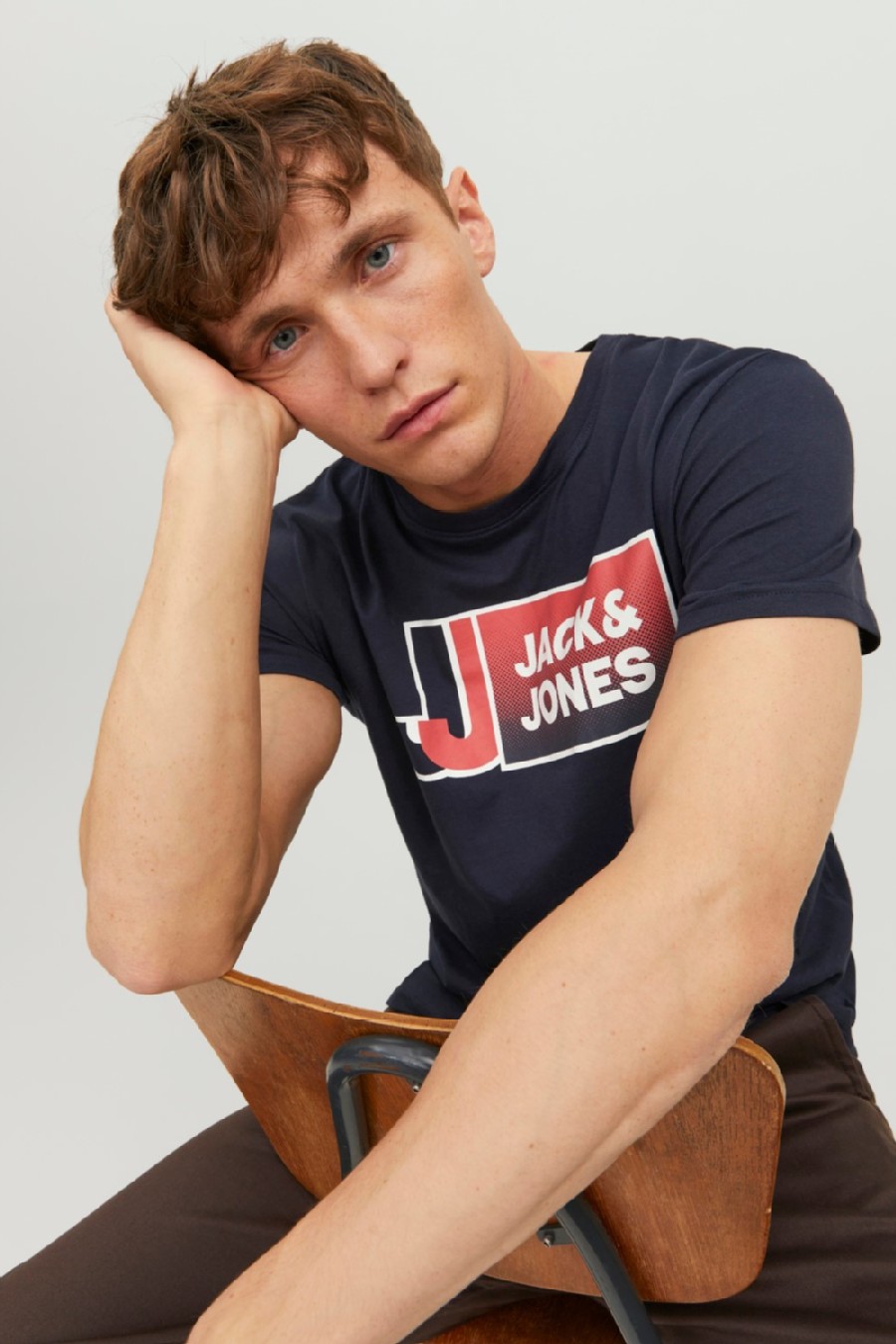 T-shirt JACK & JONES 12228078-Navy-Blazer