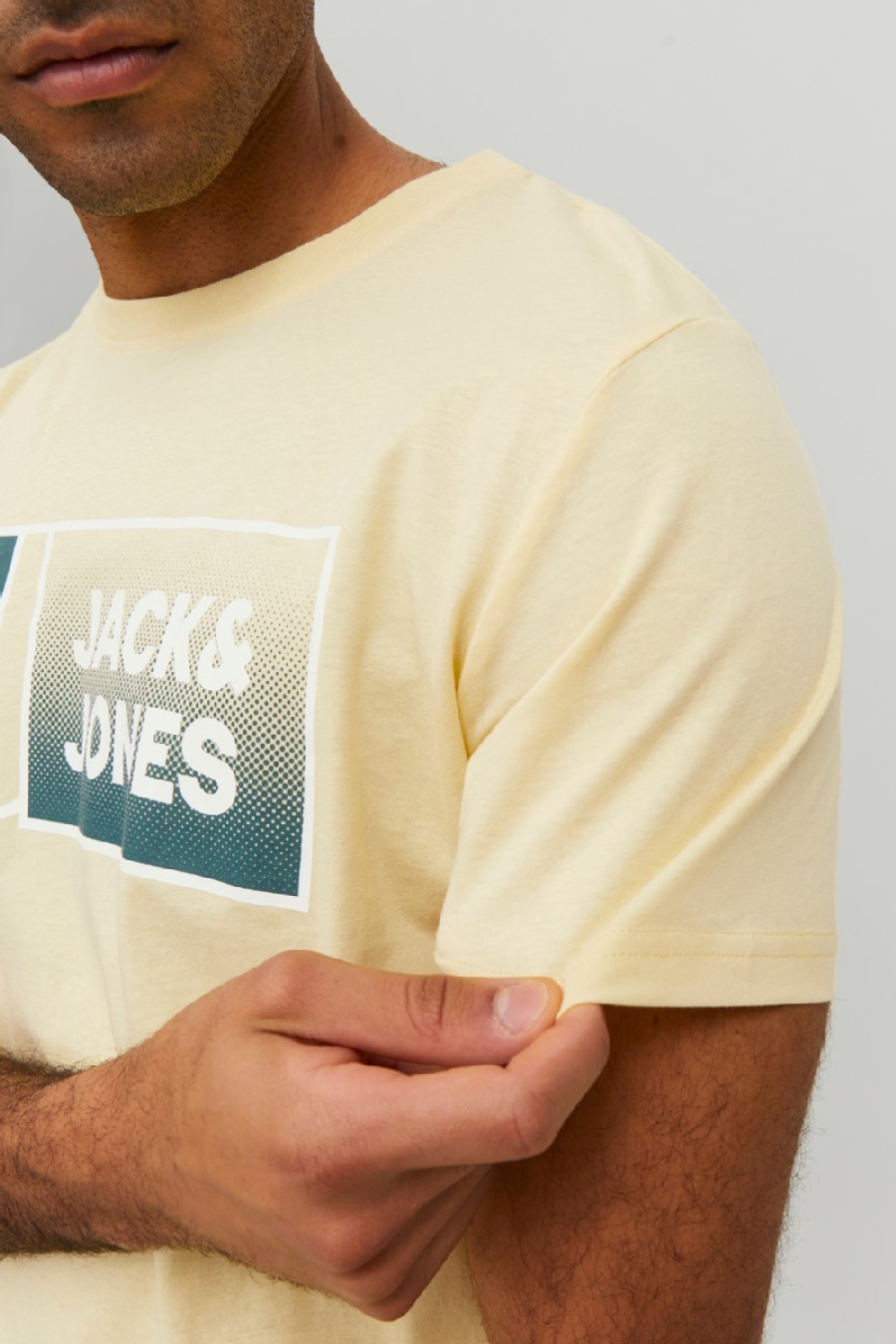 T-shirt JACK & JONES 12228078-Pale-Banana