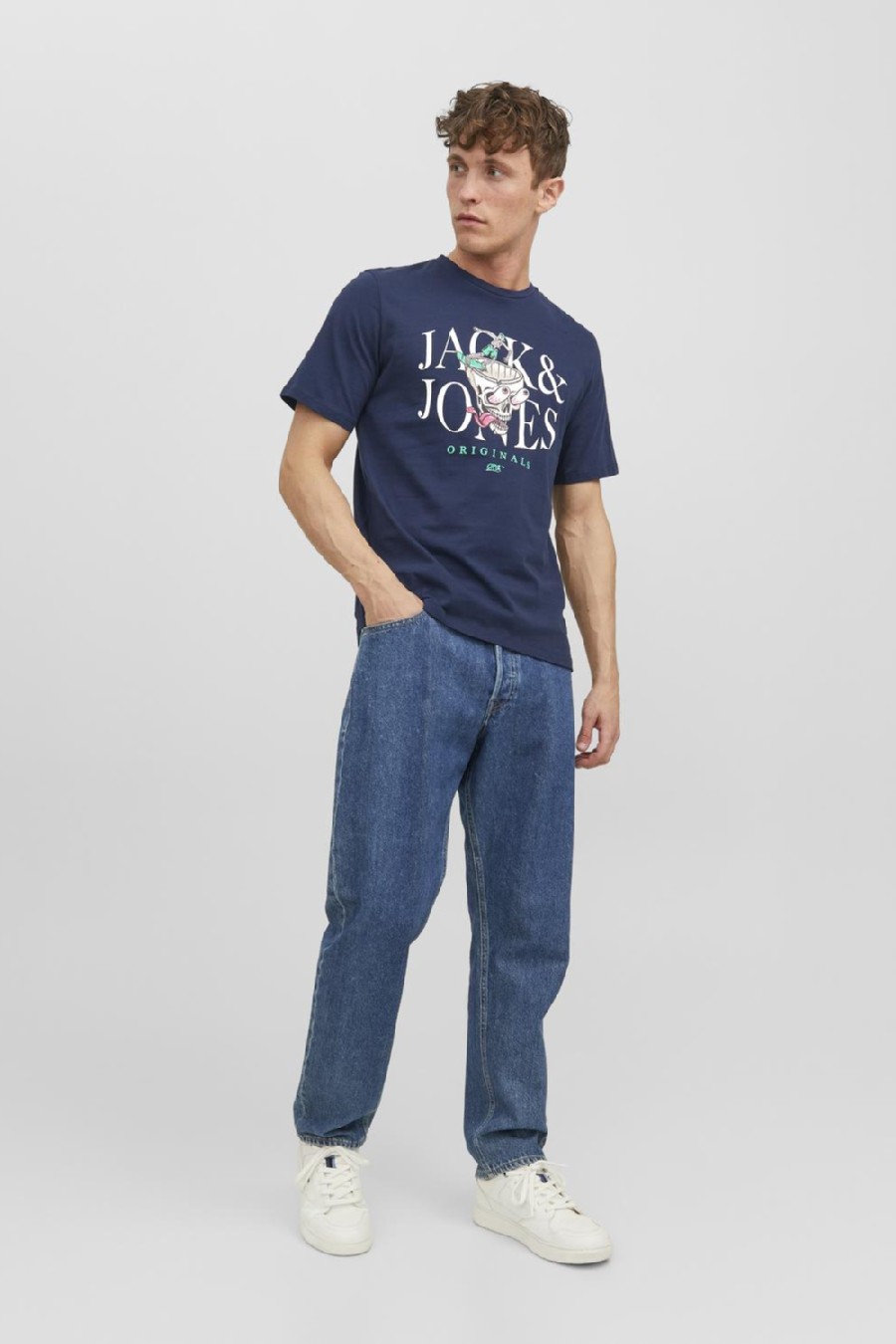 T-shirt JACK & JONES 12241950-Navy-Blazer
