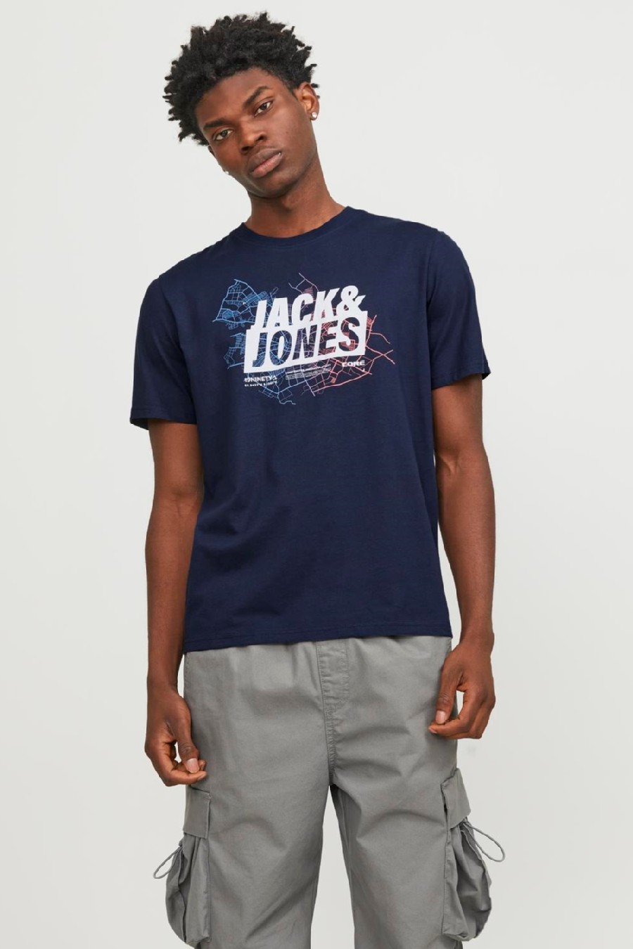 T-shirt JACK & JONES 12252376-Navy-Blazer
