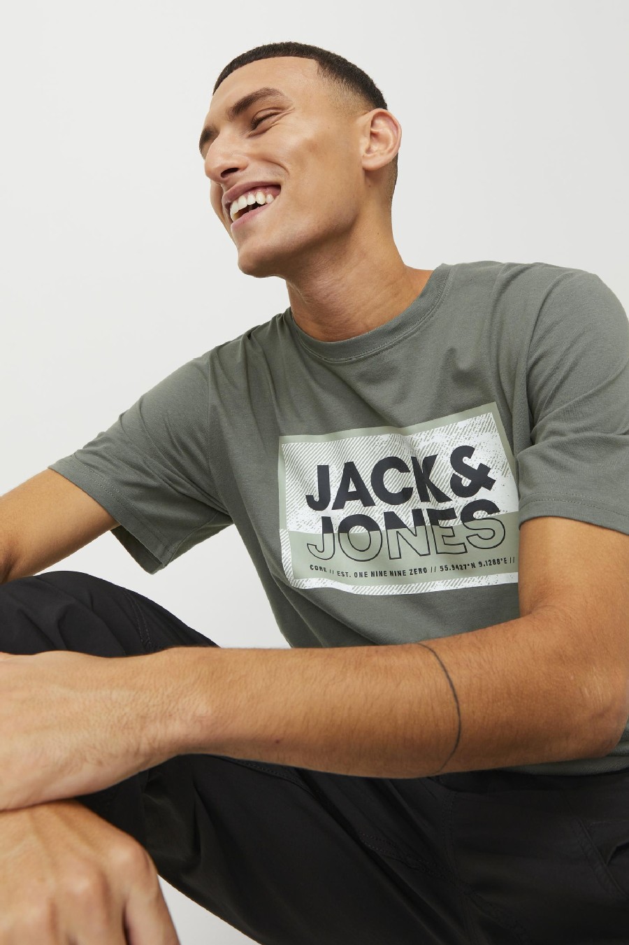 T-shirt JACK & JONES 12253442-Agave-Green