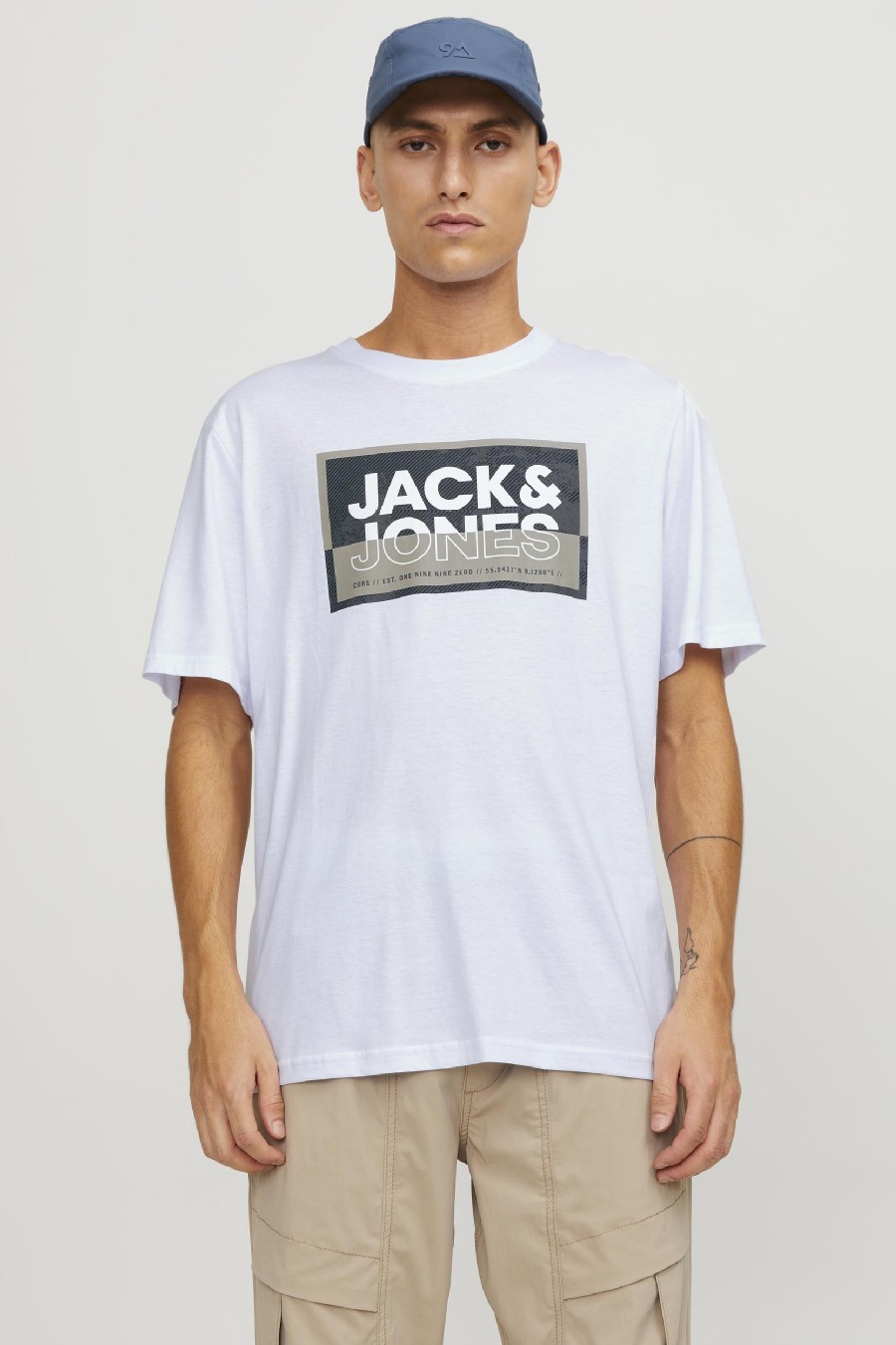 T-shirt JACK & JONES 12253442-White