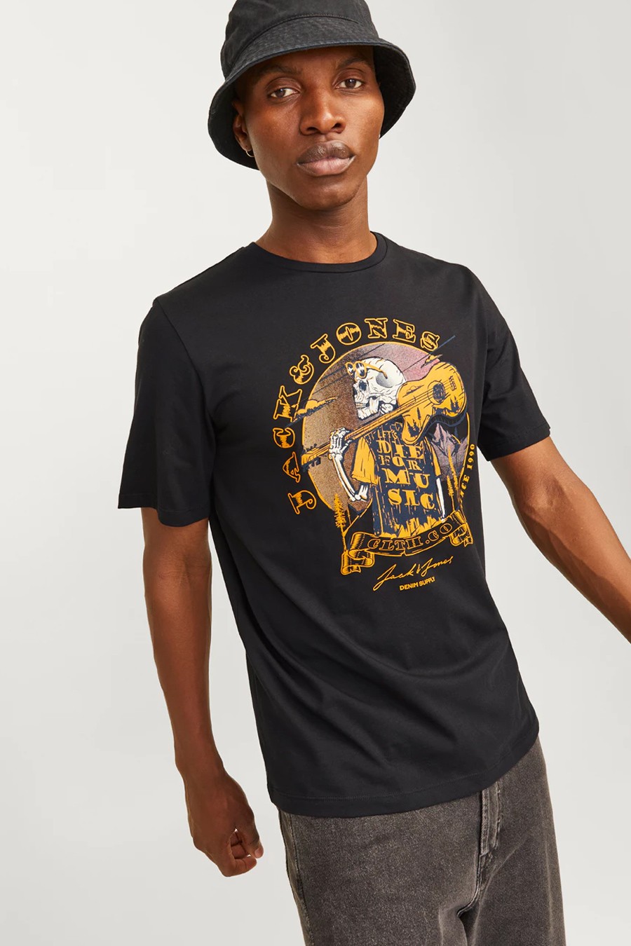 T-shirt JACK & JONES 12256782-Black-B