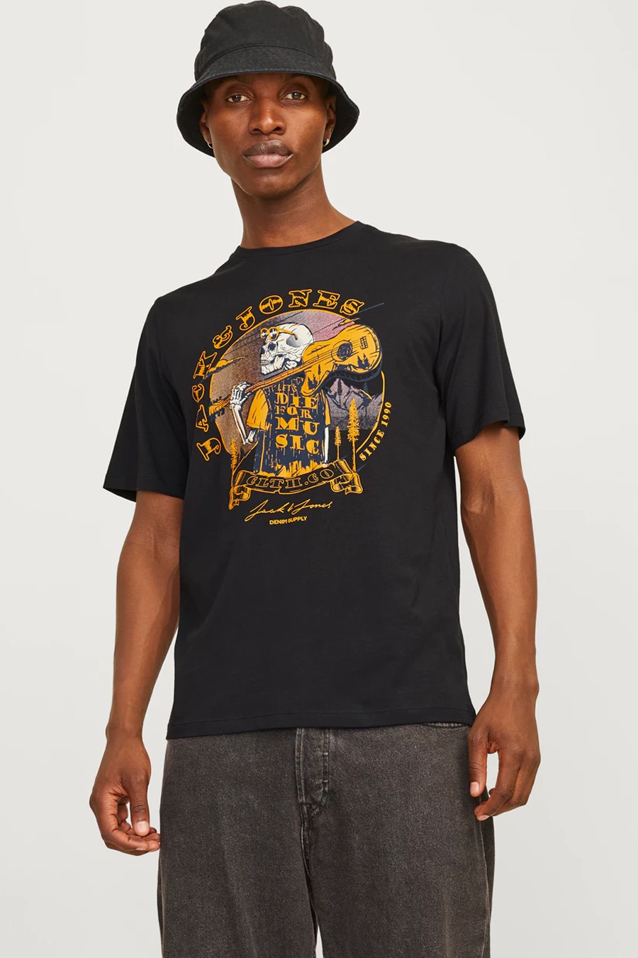 T-shirt JACK & JONES 12256782-Black-B