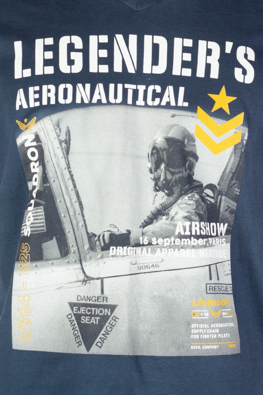 T-shirt LEGENDERS HERRISSON-HUDSON-BLUE